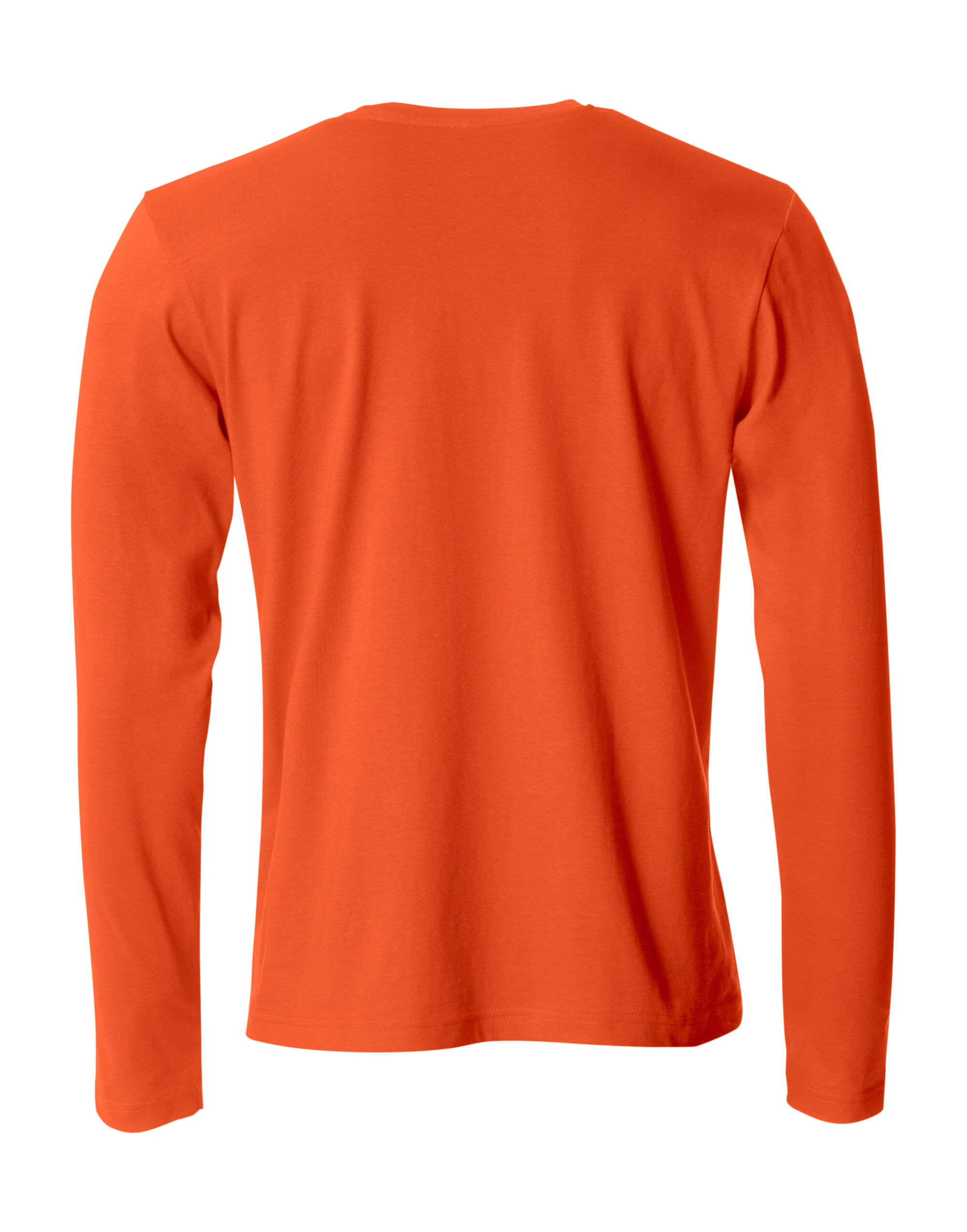 CQ029033 Basic Long Sleeve T Blood Orange