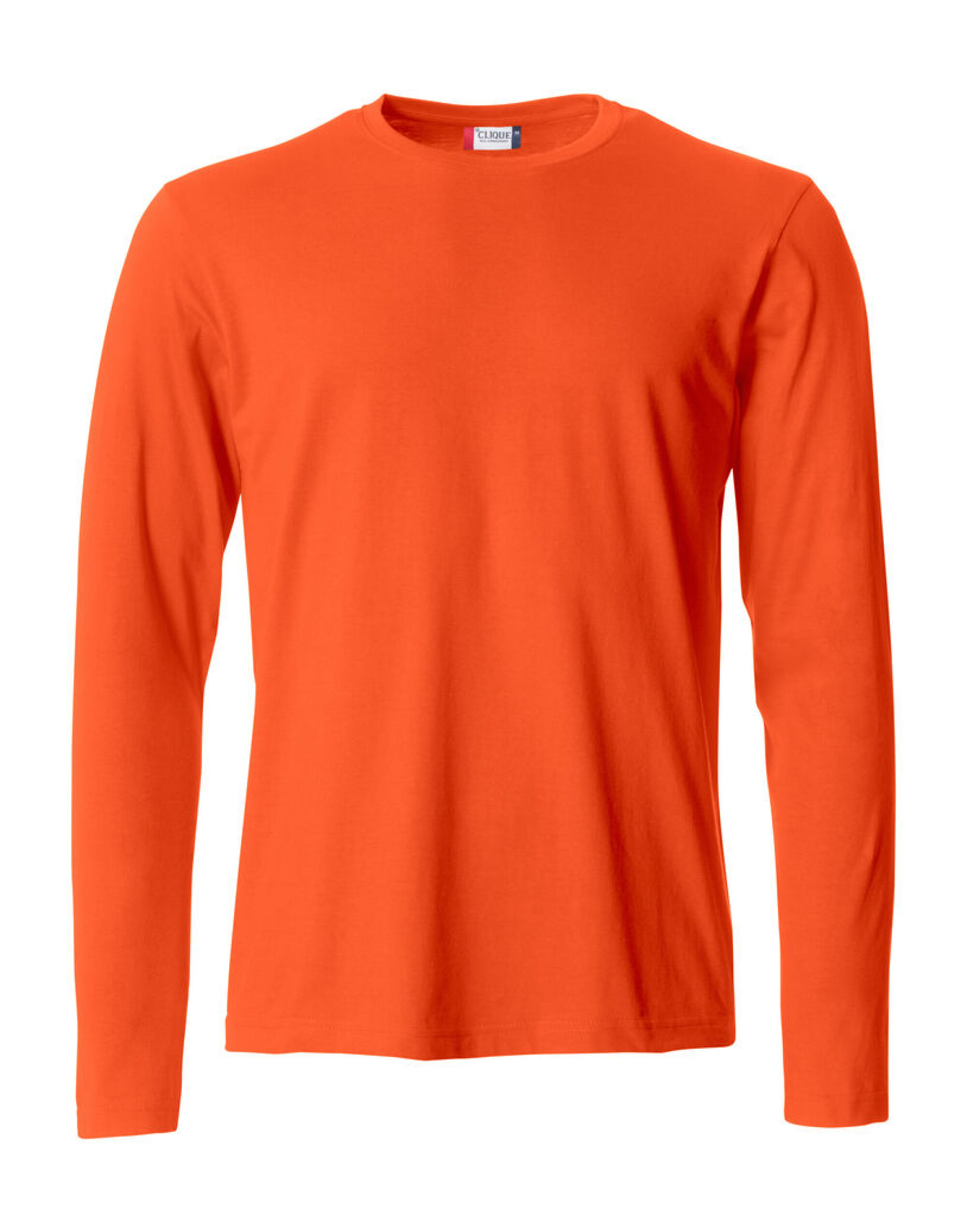 CQ029033 Basic Long Sleeve T Blood Orange