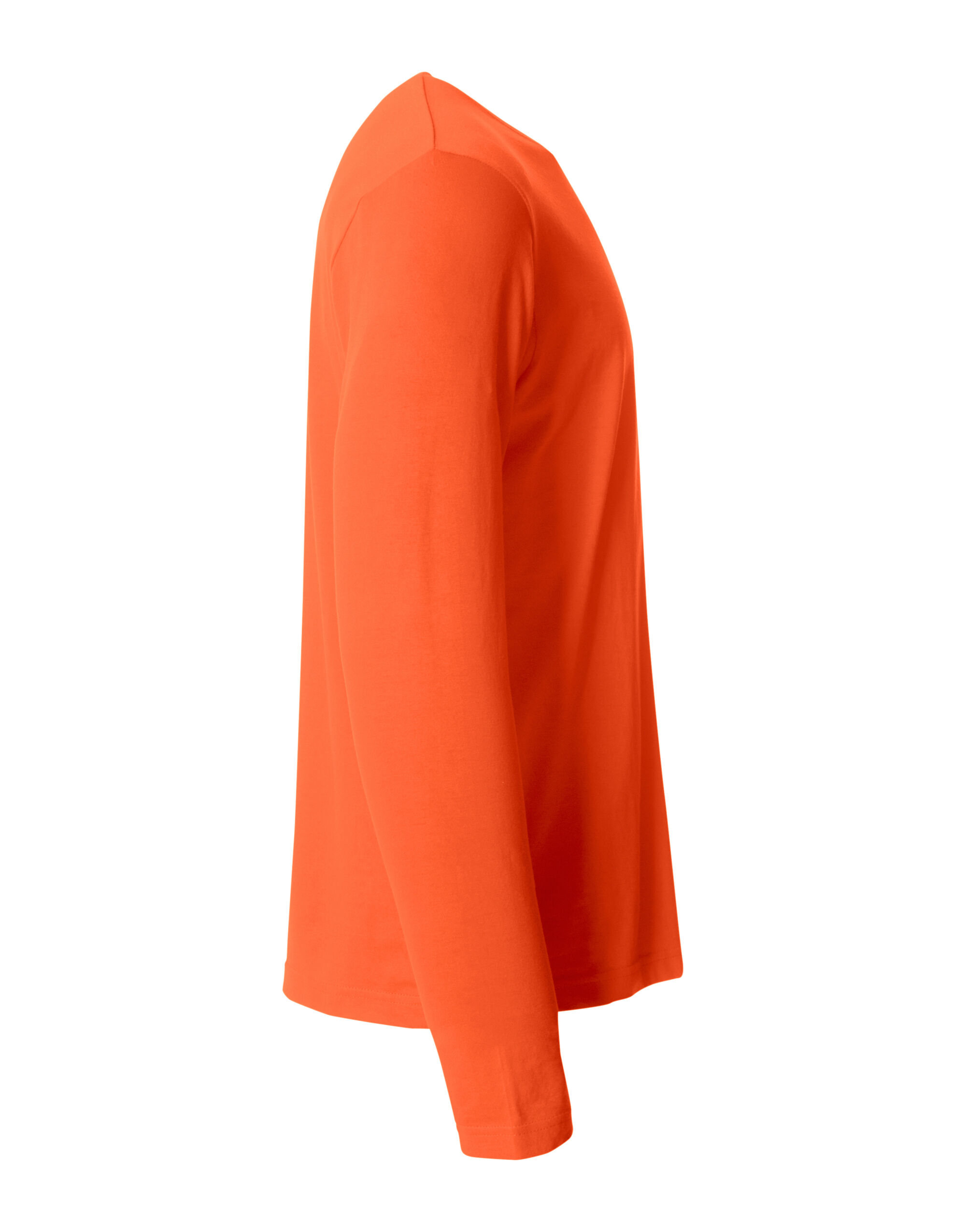 CQ029033 Basic Long Sleeve T Blood Orange