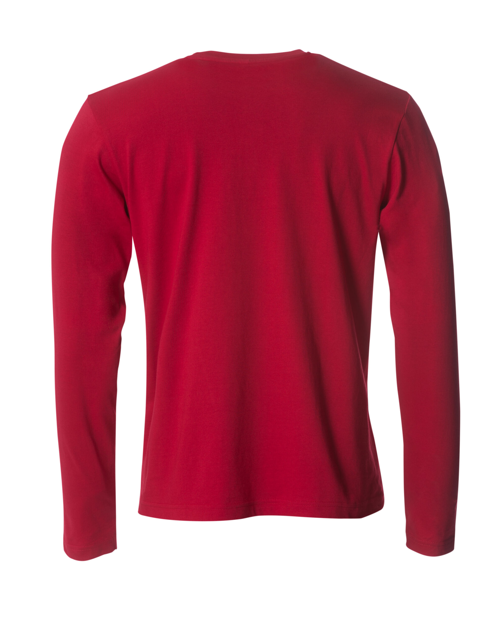 CQ029033 Basic Long Sleeve T Red