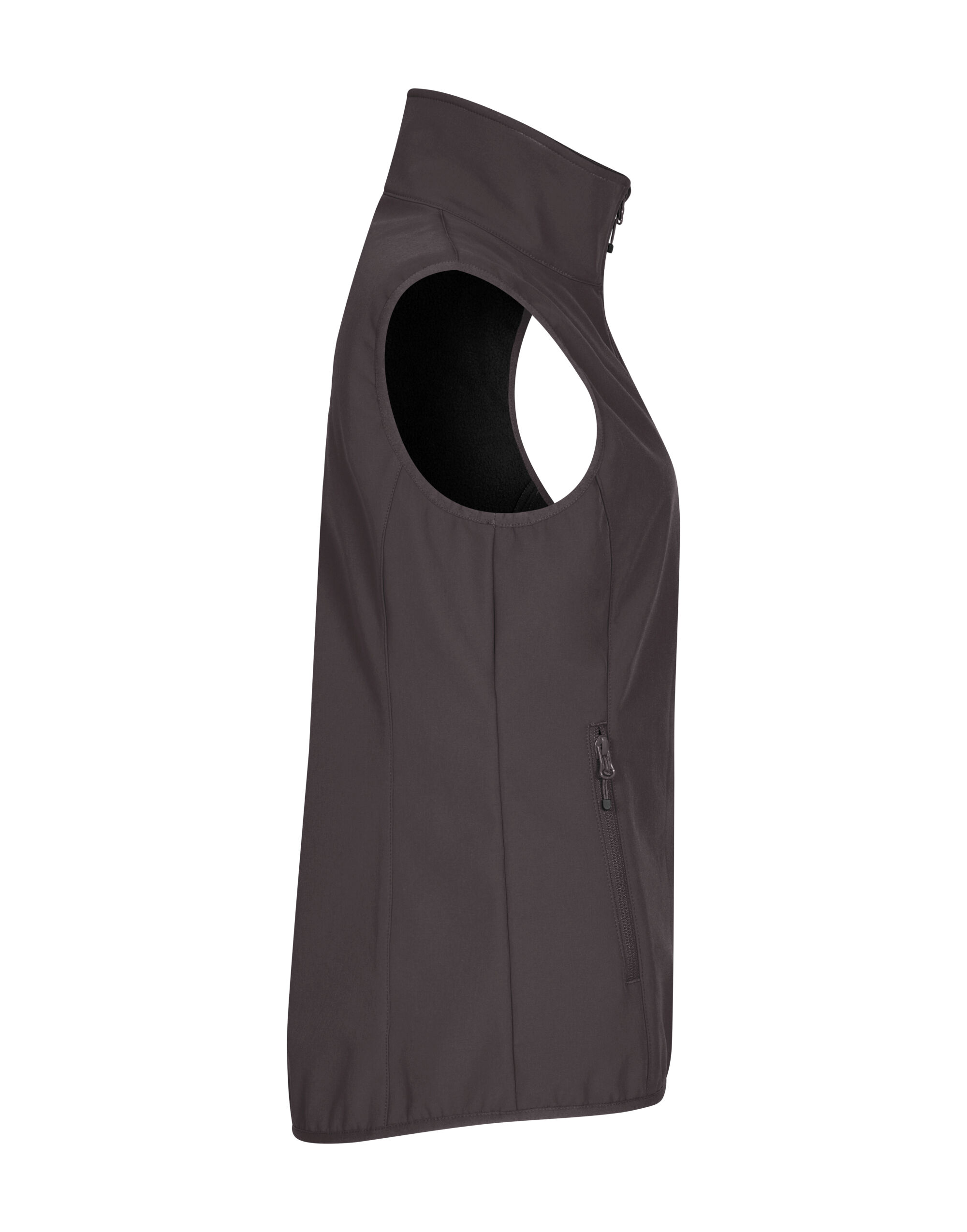 CQ0200916 Ladies Classic Softshell Vest Dark Grey