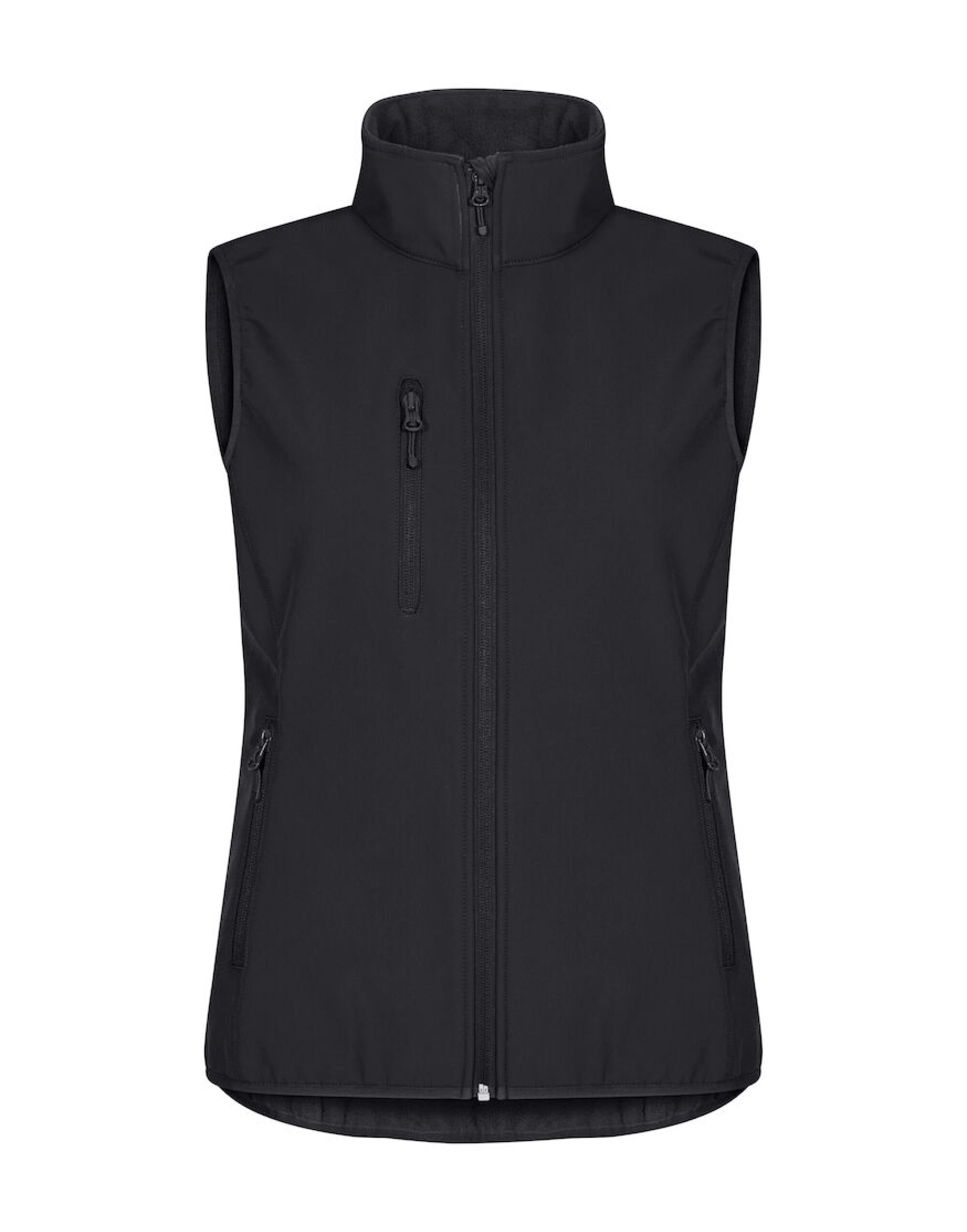 CQ0200916 Ladies Classic Softshell Vest Black CQ0200916 Ladies Classic Softshell Vest Black