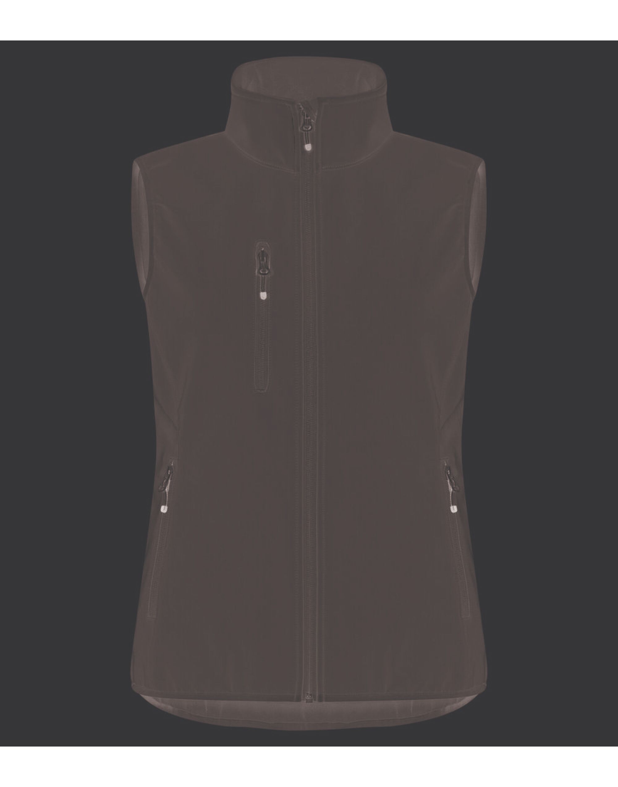 CQ0200916 Ladies Classic Softshell Vest White CQ0200916 Ladies Classic Softshell Vest White