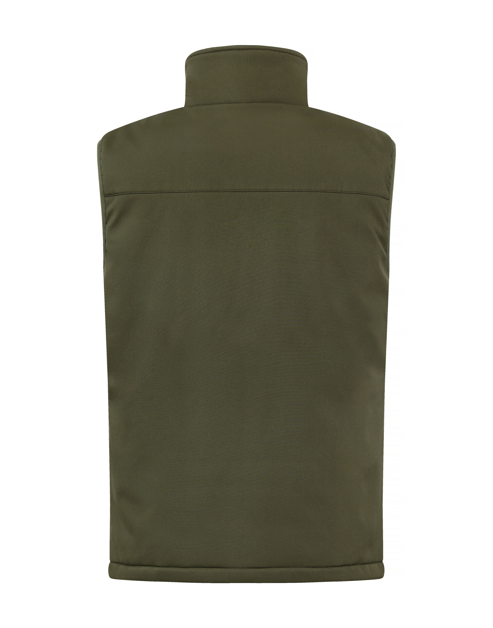 CQ020958 Padded Softshell Vest Fog Green