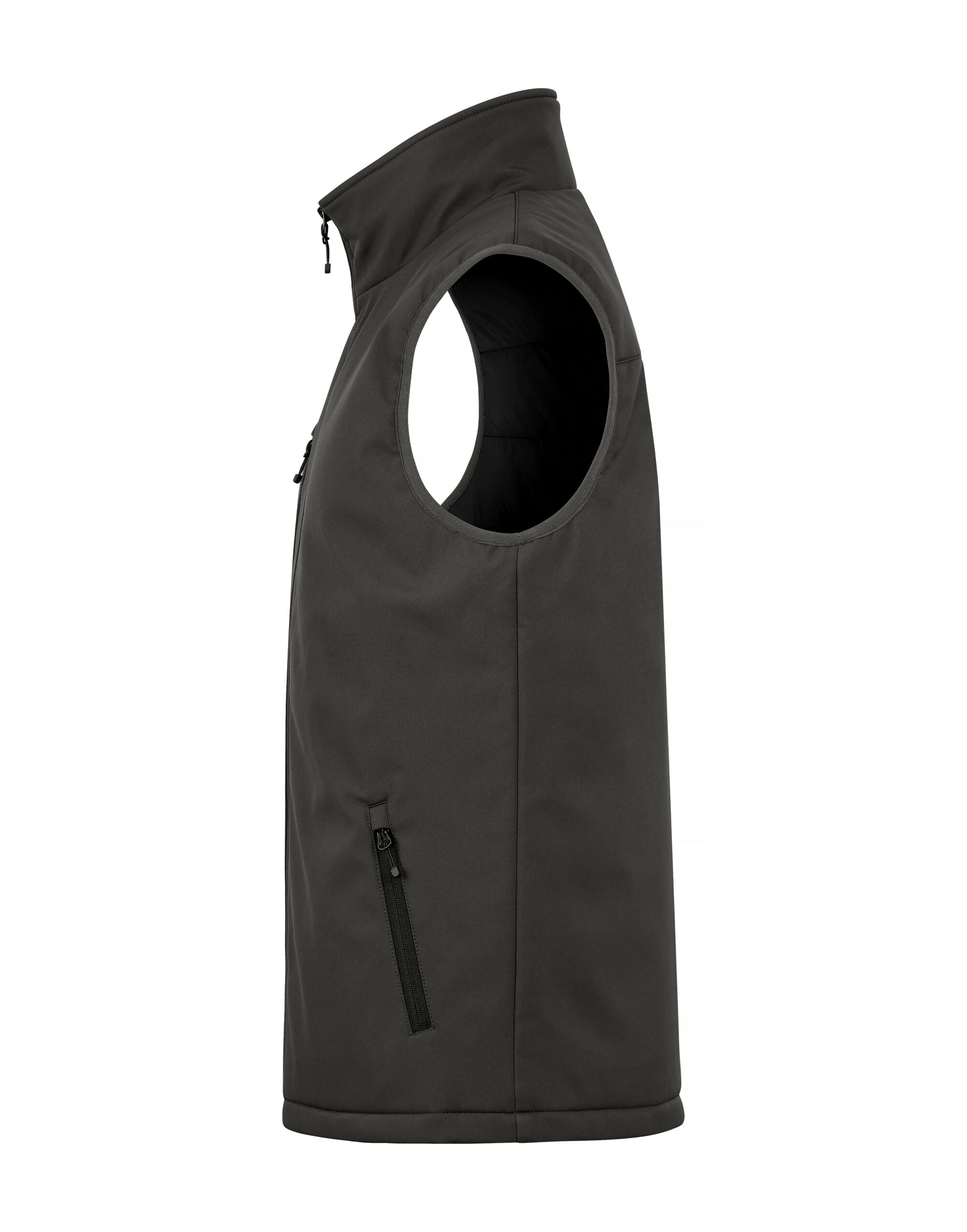 CQ020958 Padded Softshell Vest Dark Grey
