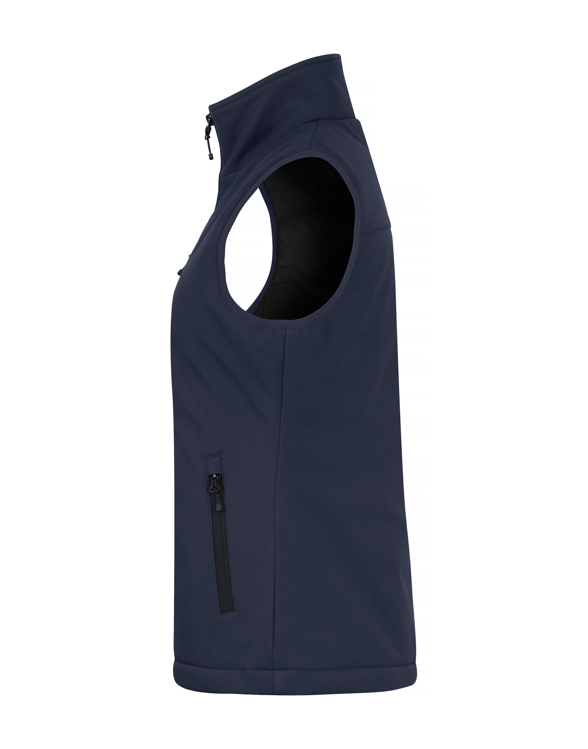 CQ020959 Ladies Padded Softshell Vest Dark Navy
