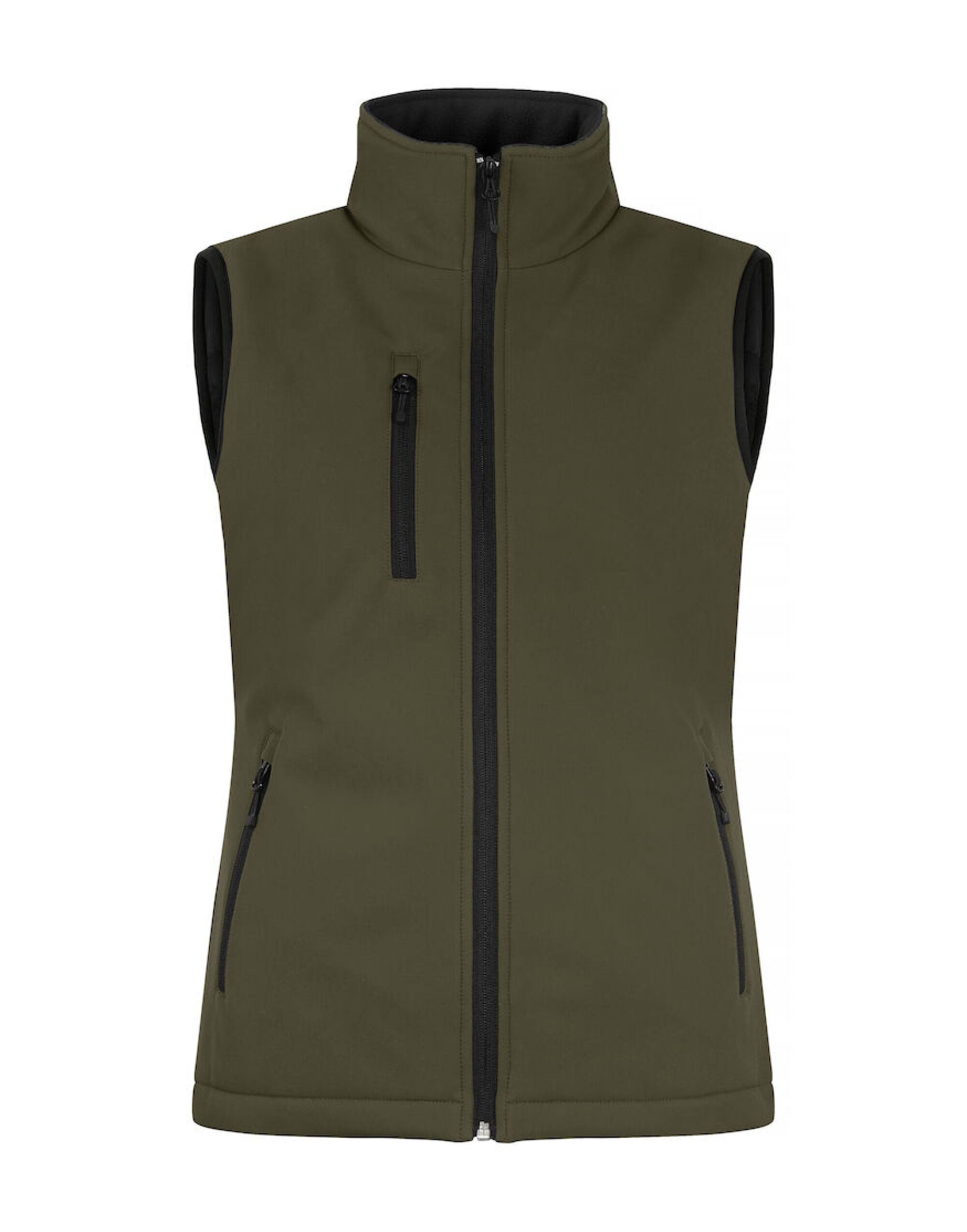 CQ020959 Ladies Padded Softshell Vest Fog Green CQ020959 Ladies Padded Softshell Vest Fog Green