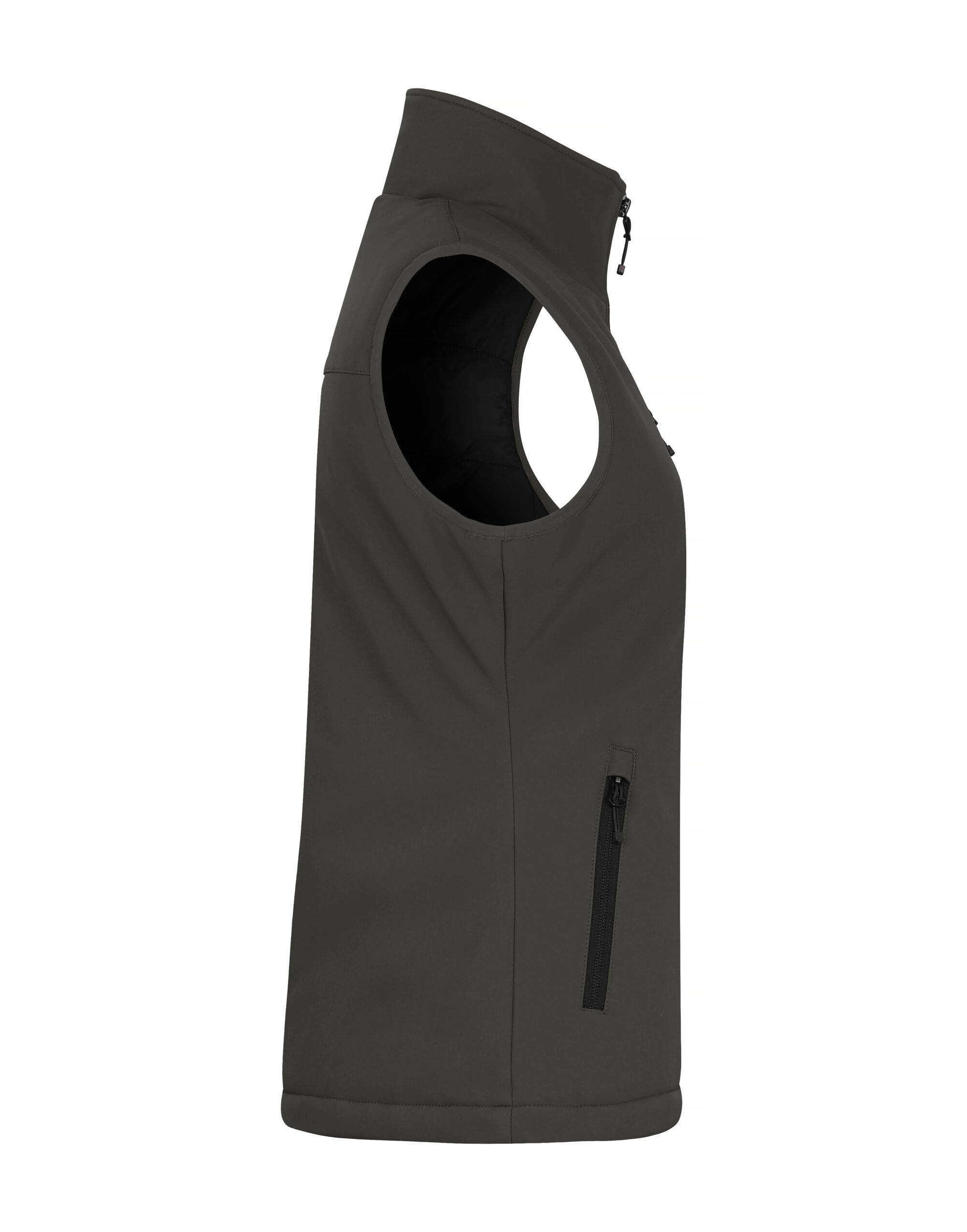 CQ020959 Ladies Padded Softshell Vest Dark Grey