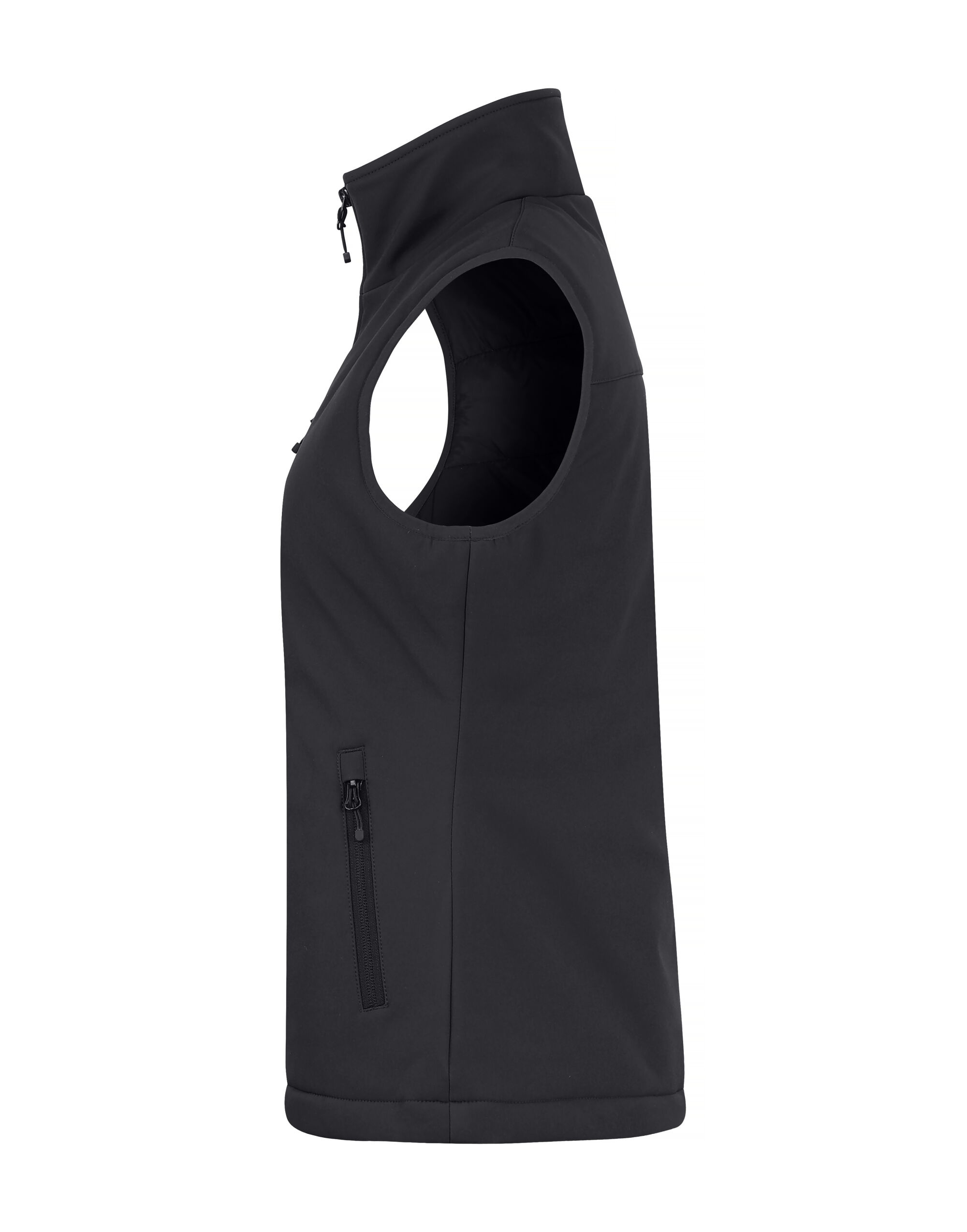 CQ020959 Ladies Padded Softshell Vest Black