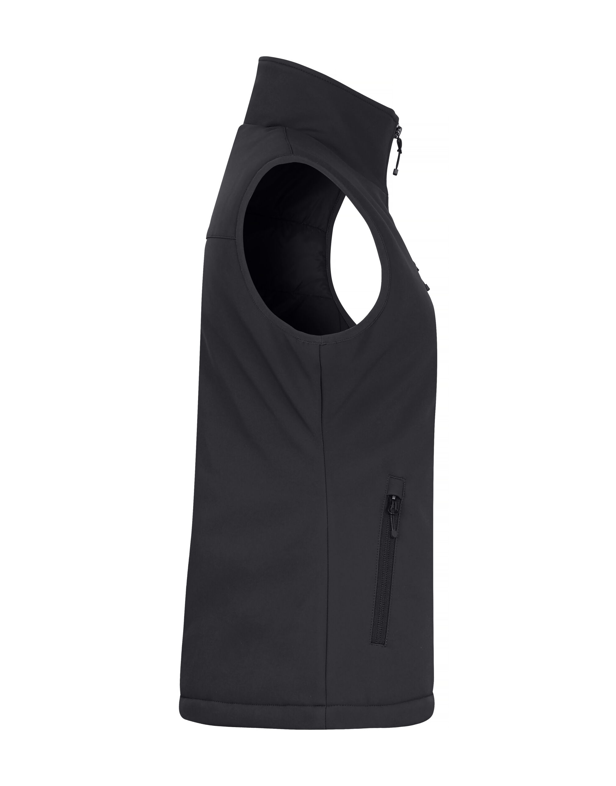 CQ020959 Ladies Padded Softshell Vest Black