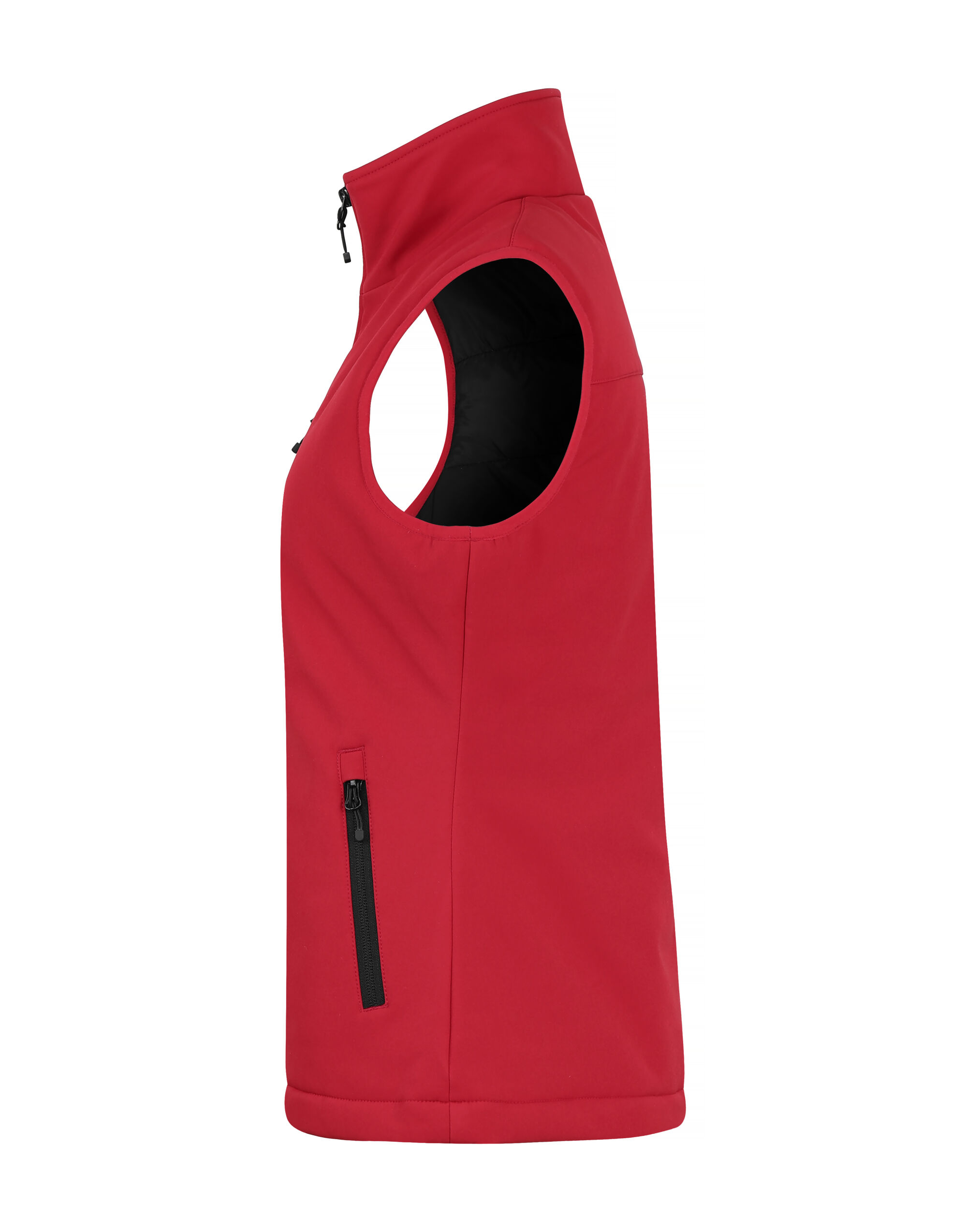CQ020959 Ladies Padded Softshell Vest Red