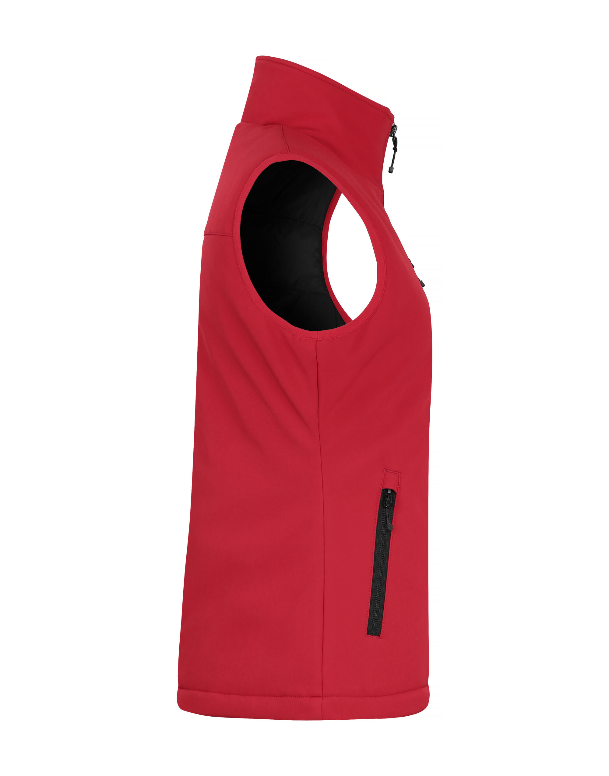 CQ020959 Ladies Padded Softshell Vest Red