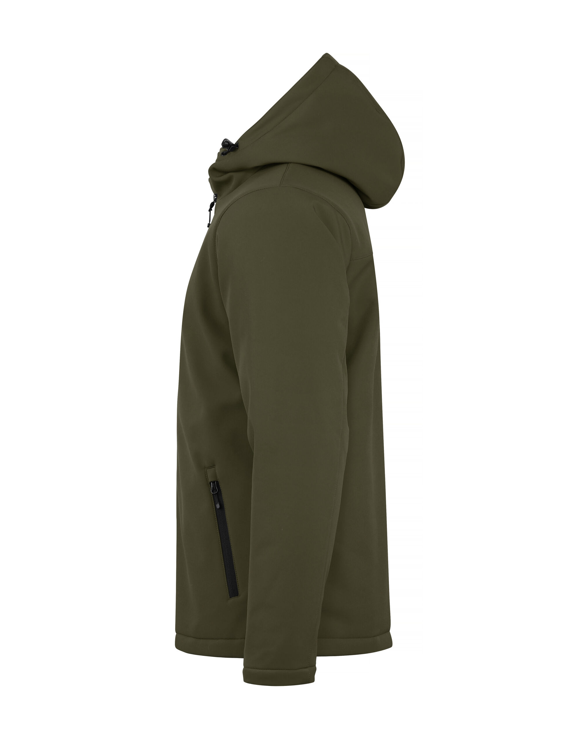CQ020952 Padded Hoody Softshell Fog Green