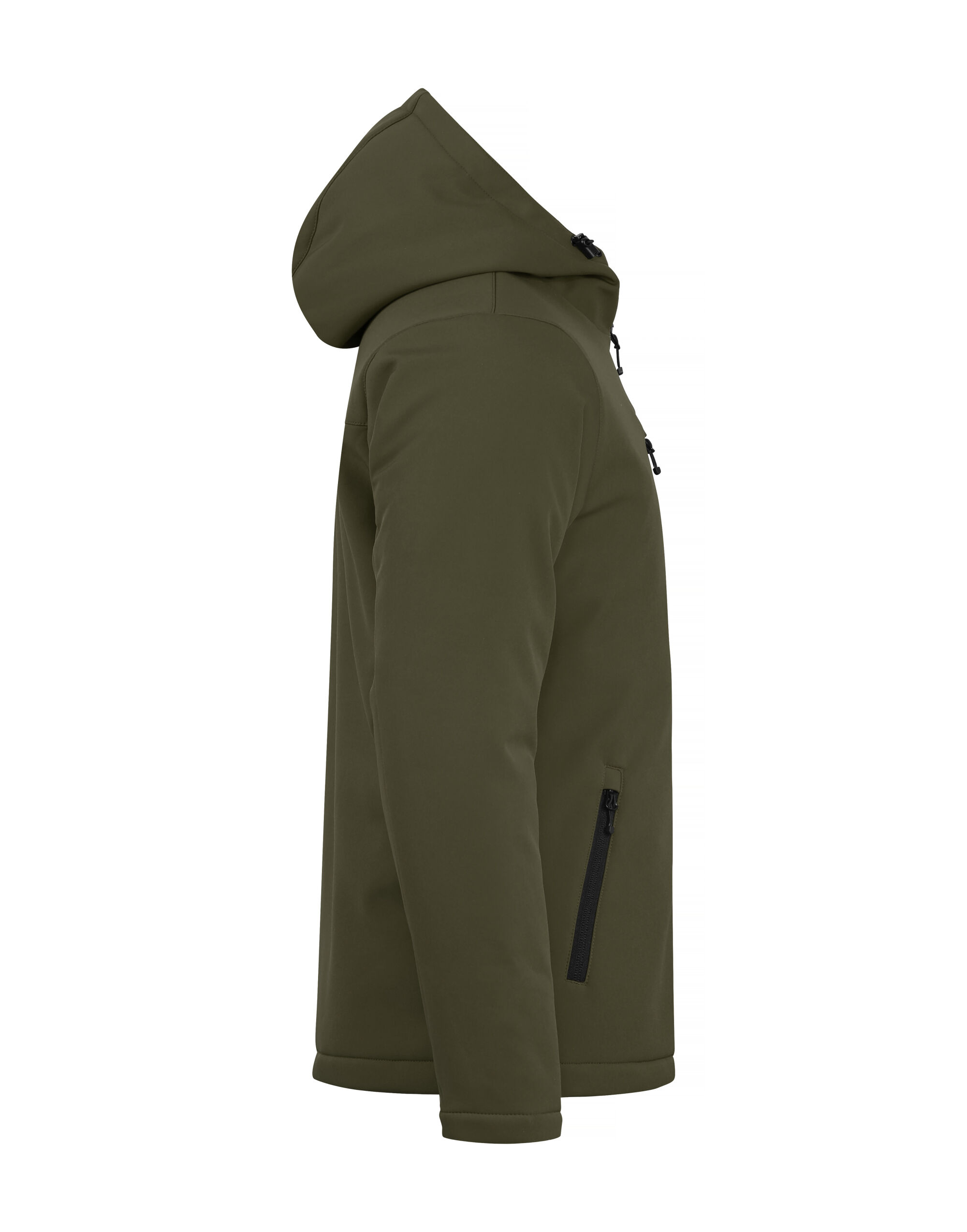CQ020952 Padded Hoody Softshell Fog Green