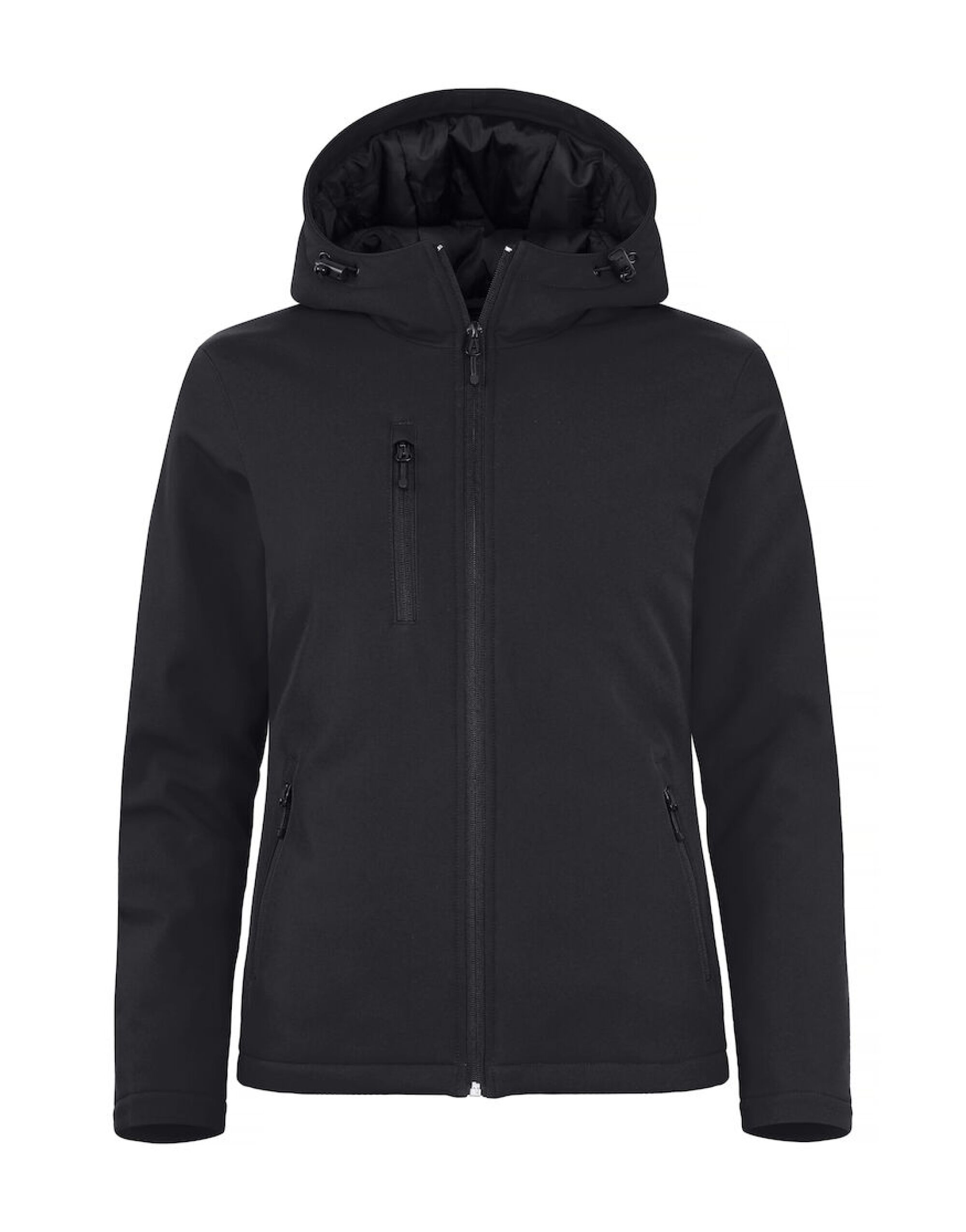CQ020953 Ladies Padded Softshell Hoody Black CQ020953 Ladies Padded Softshell Hoody Black