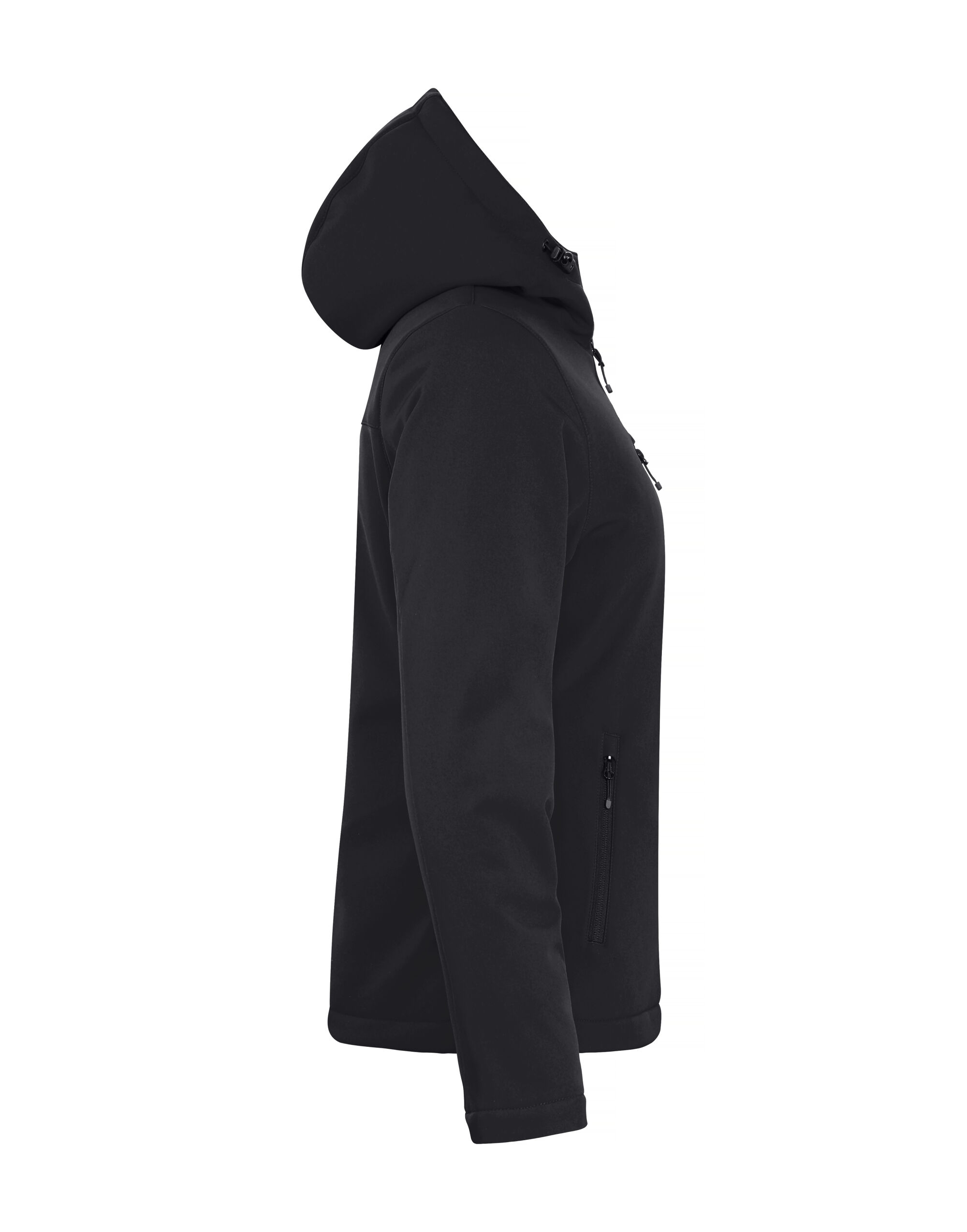 CQ020953 Ladies Padded Softshell Hoody Black