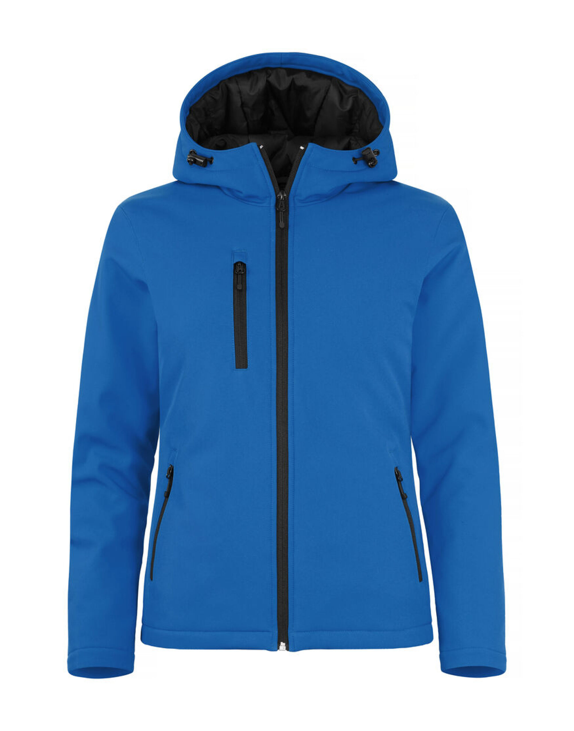 CQ020953 Ladies Padded Softshell Hoody Royal Blue