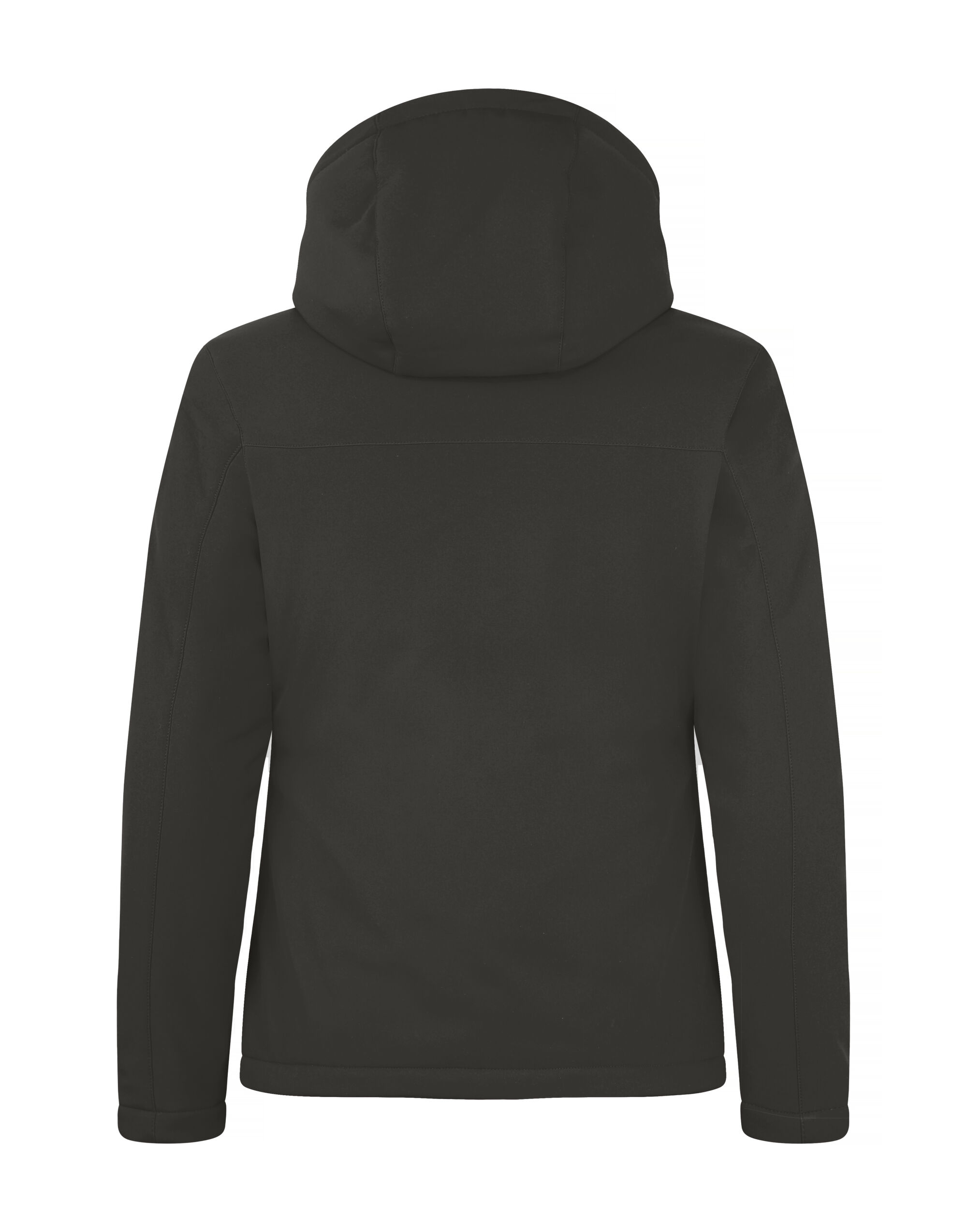 CQ020953 Ladies Padded Softshell Hoody Dark Grey