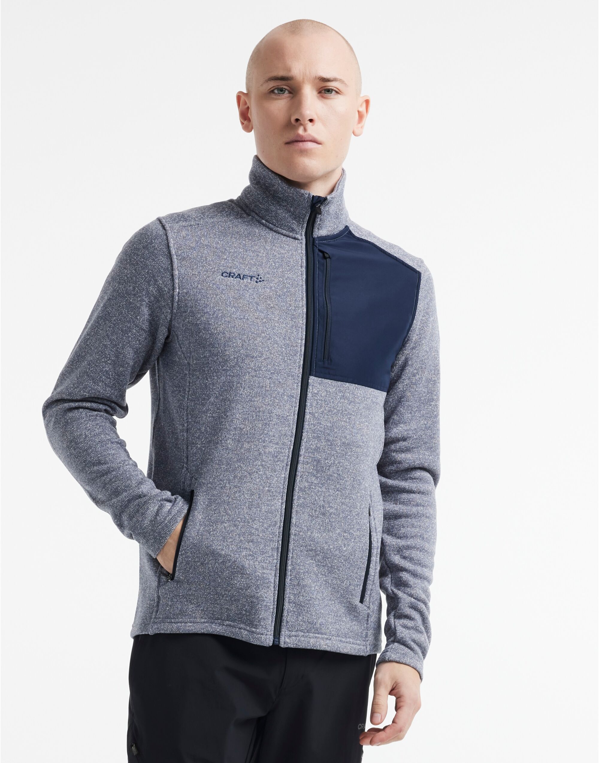 CR1912218 Men’s ADV Explore Heavy Fleece Jacket Flow/ Blaze