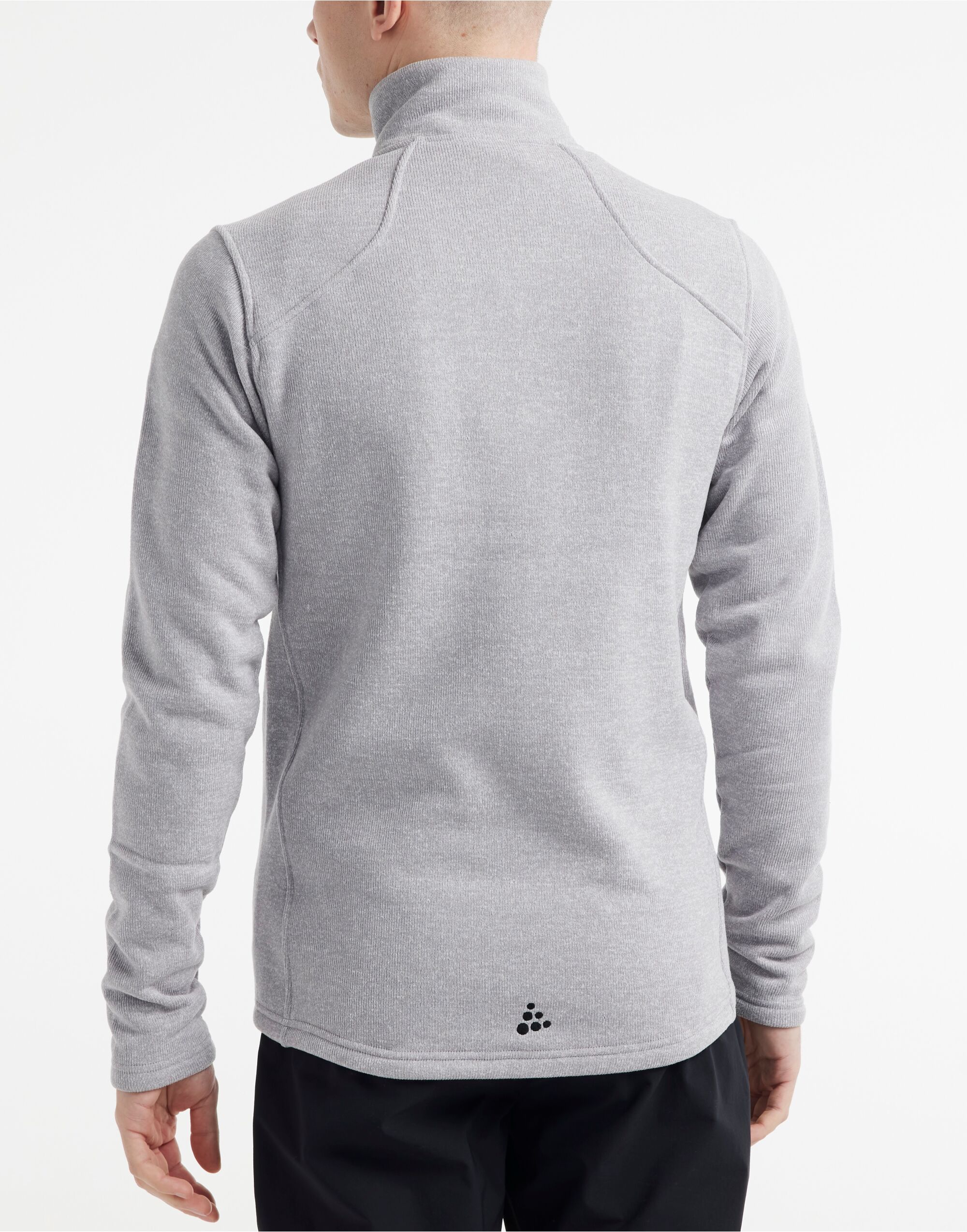 CR1912218 Men’s ADV Explore Heavy Fleece Jacket Grey Melange/ Black