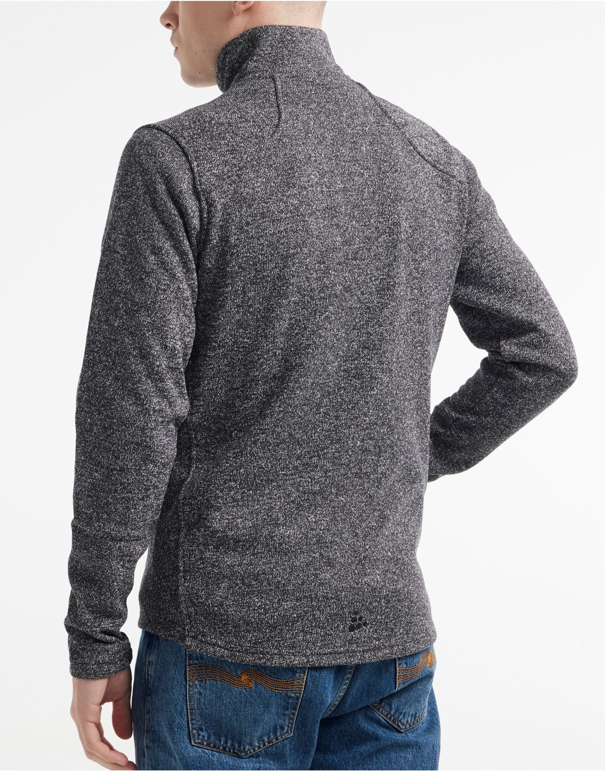 CR1912218 Men’s ADV Explore Heavy Fleece Jacket Black Melange