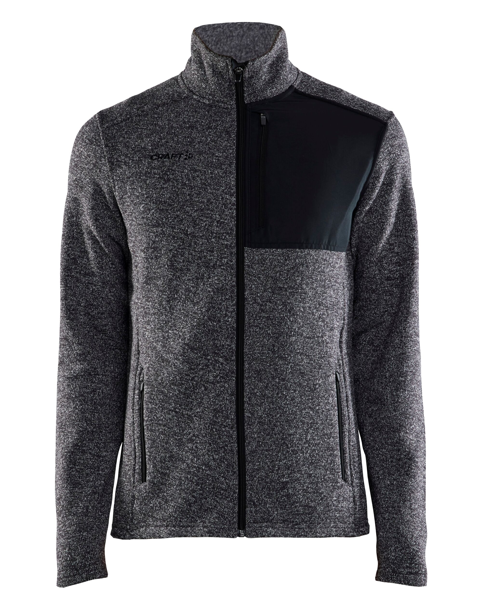 CR1912218 Men’s ADV Explore Heavy Fleece Jacket Black Melange