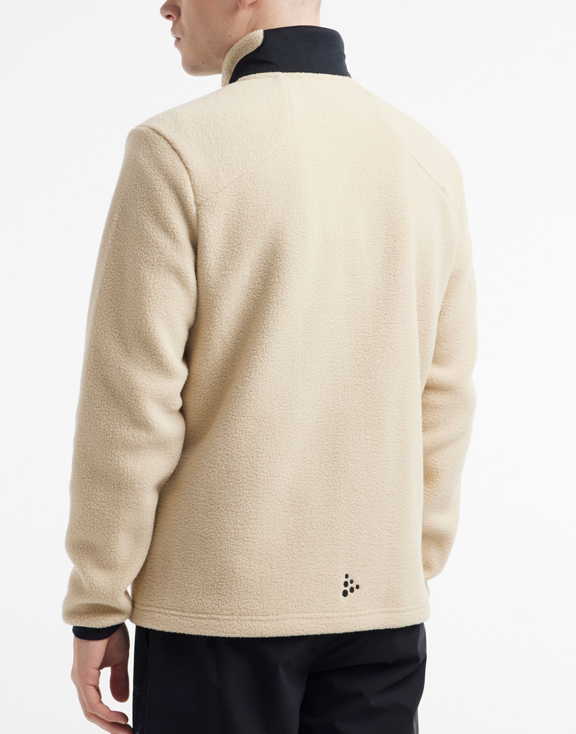 CR1912220 Men’s ADV Explore Pile Fleece Jacket Ecru/Black