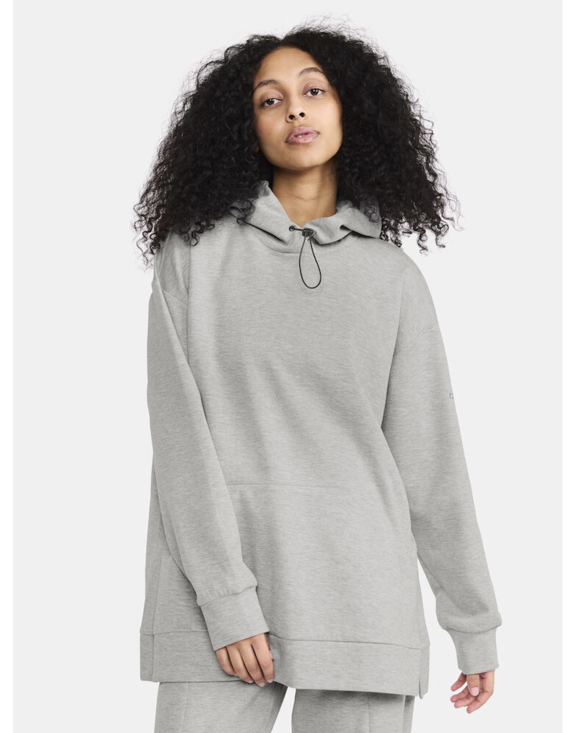 CR1914700 Ladies ADV Join Long Hoodie Grey Melange