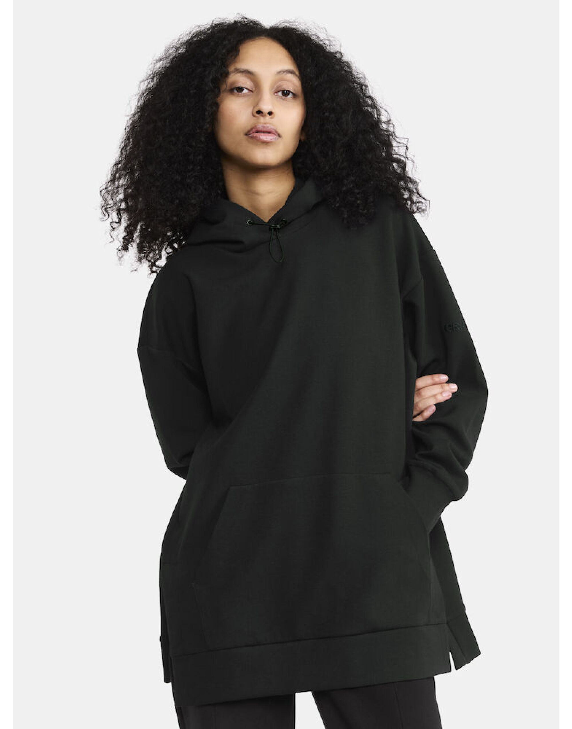 CR1914700 Ladies ADV Join Long Hoodie Black