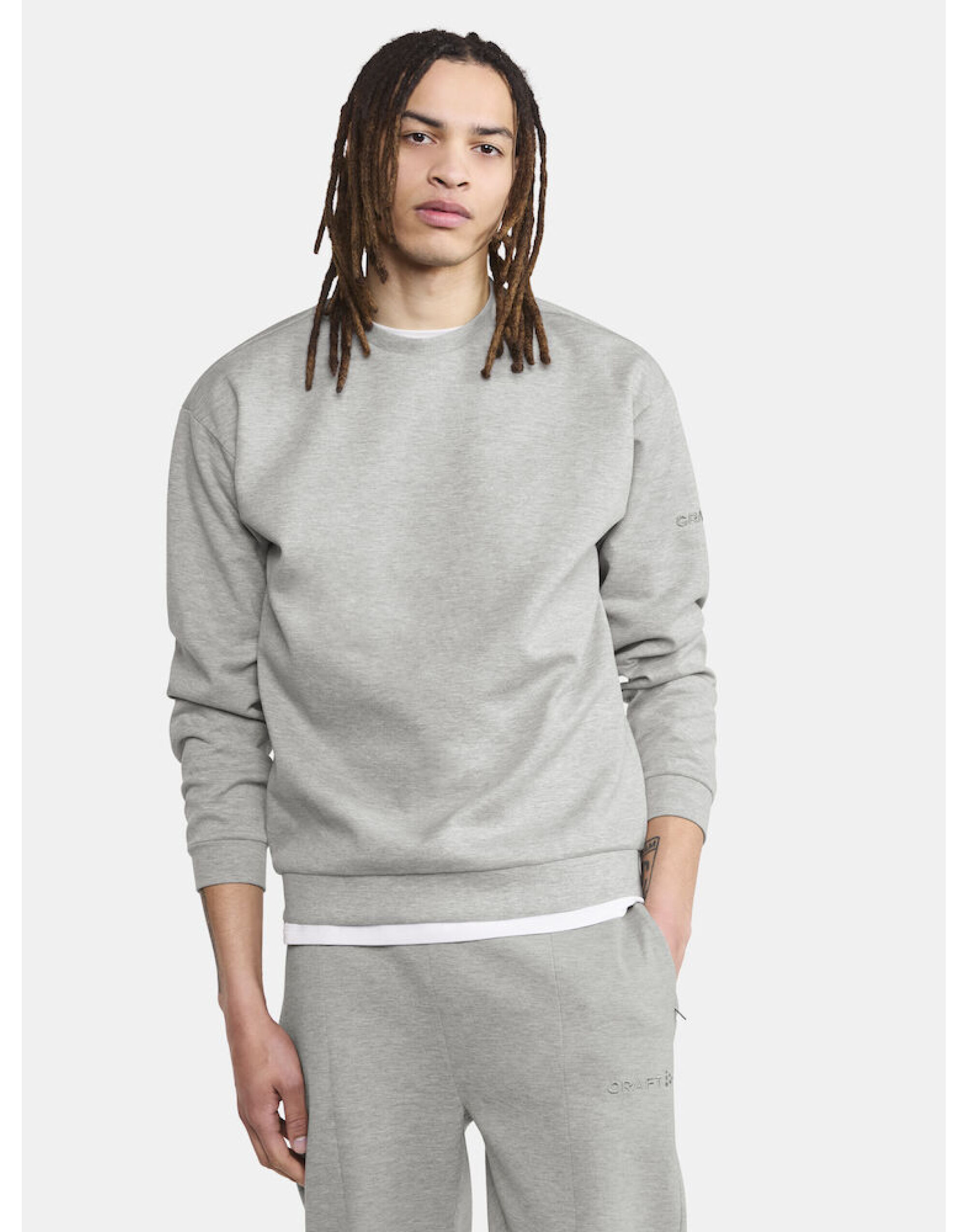 CR1914707 Grey Melange ADV Join RN Sweatshirt