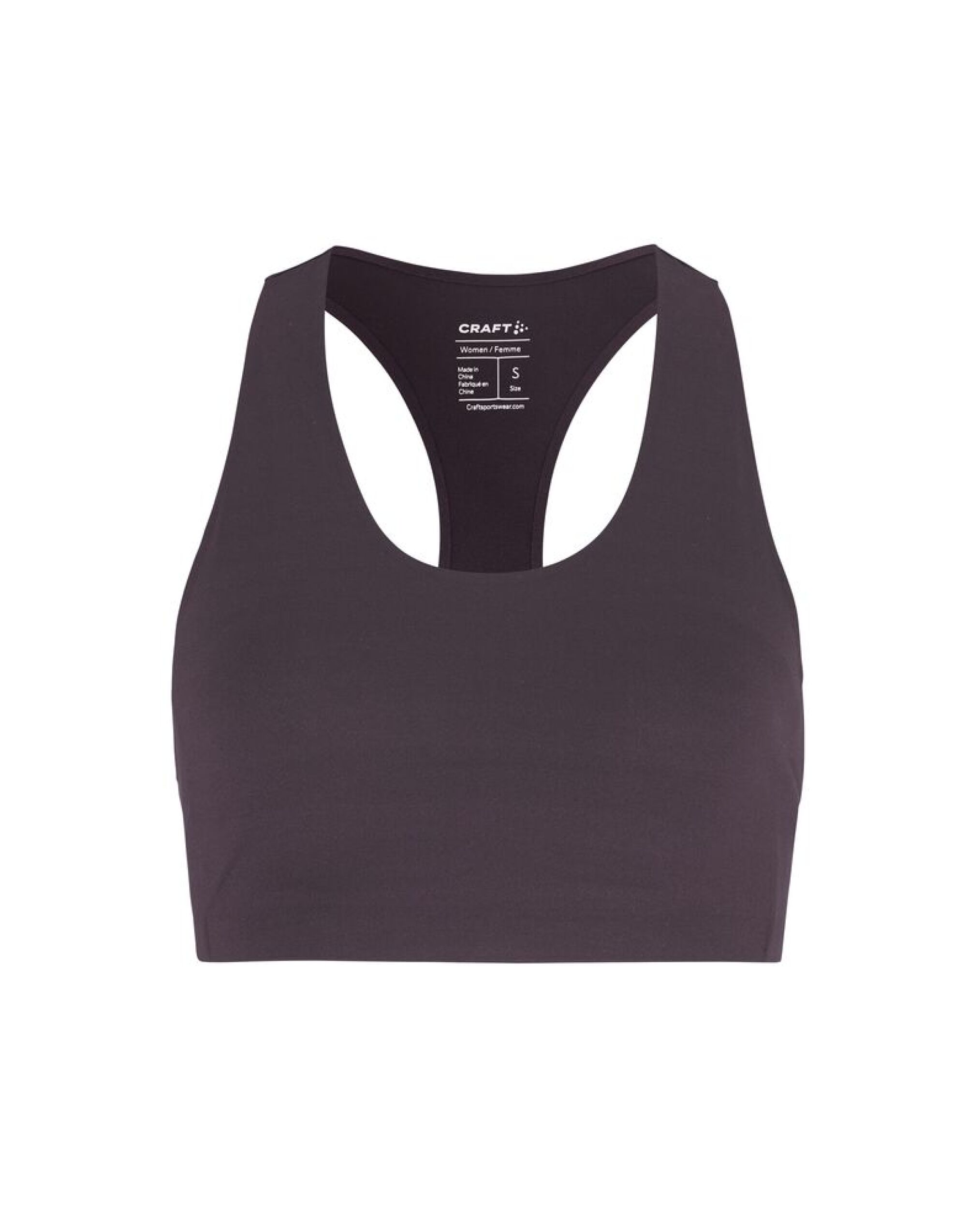 CR1916008 Collective Padded Sports Bra Dark Plum CR1916008 Collective Padded Sports Bra Dark Plum