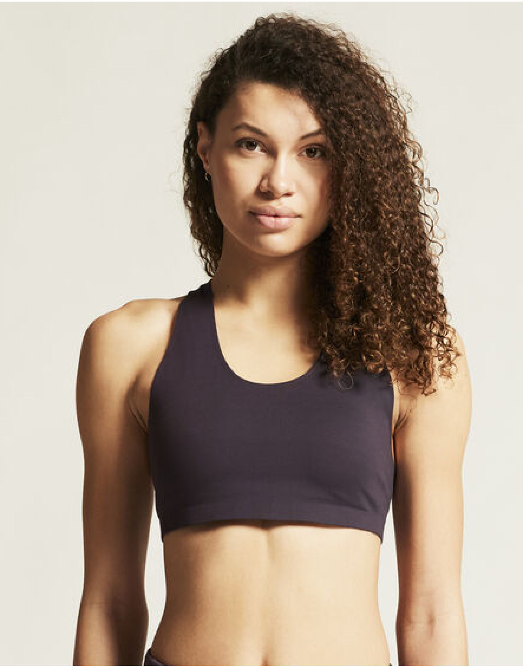 CR1916008 Collective Padded Sports Bra Dark Plum