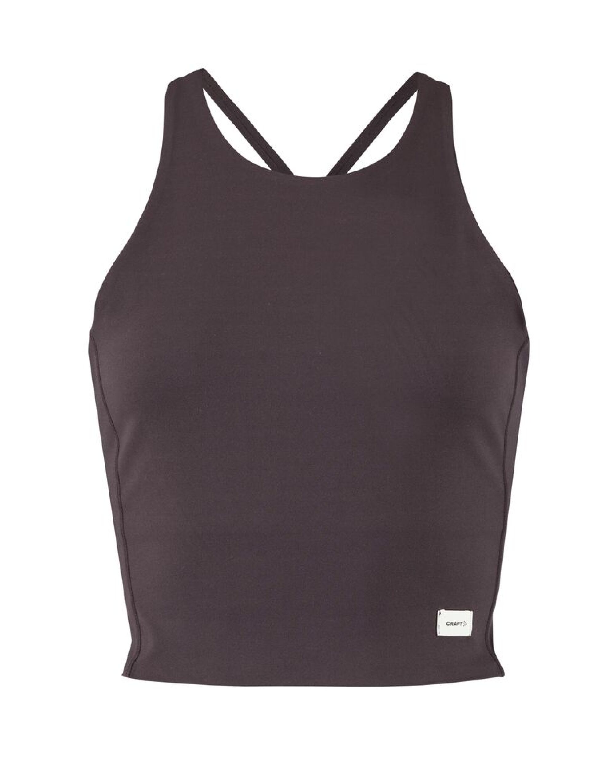 CR1916009 Collective Cropped Singlet Dark Plum CR1916009 Collective Cropped Singlet Dark Plum
