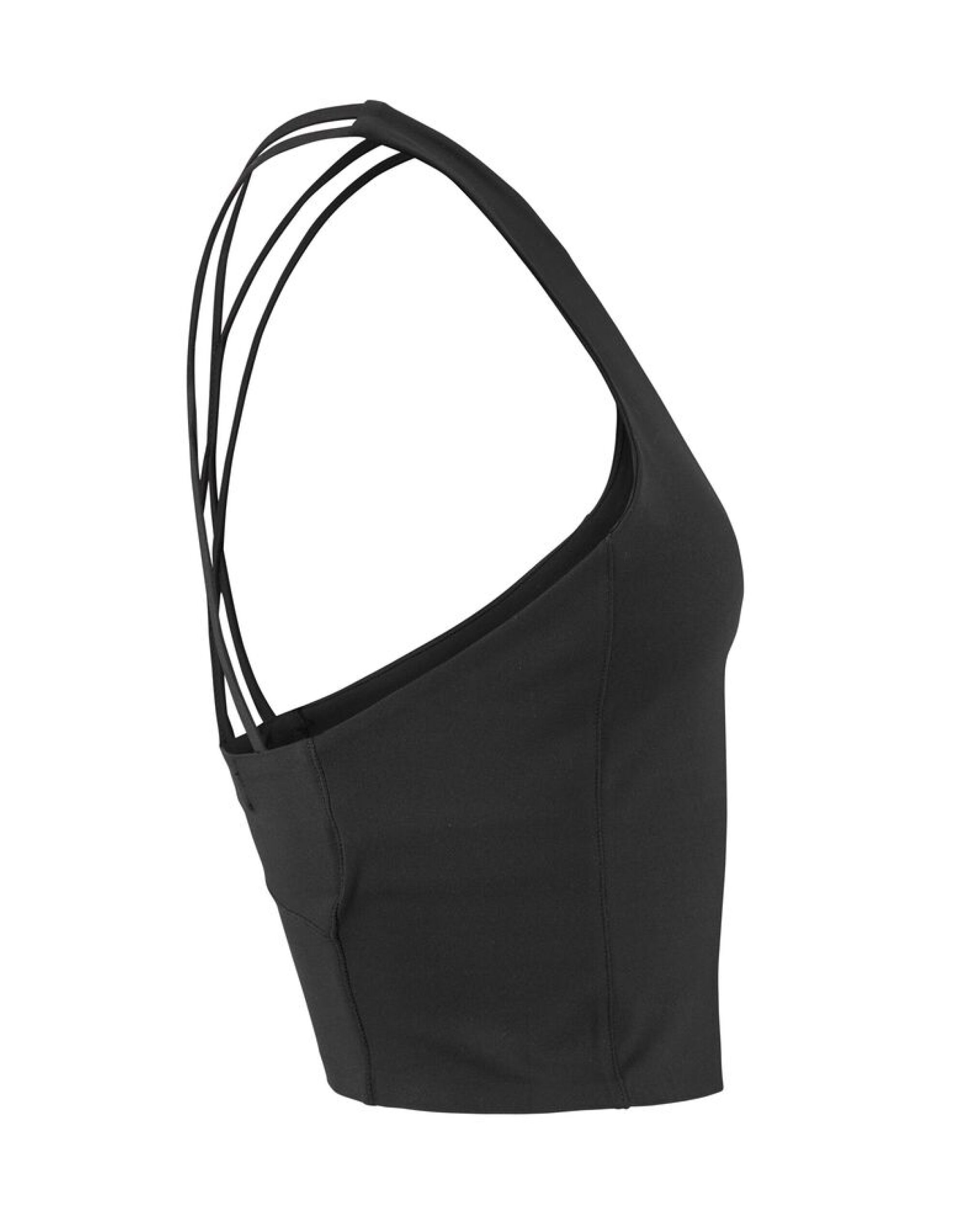 CR1916009 Collective Cropped Singlet Black