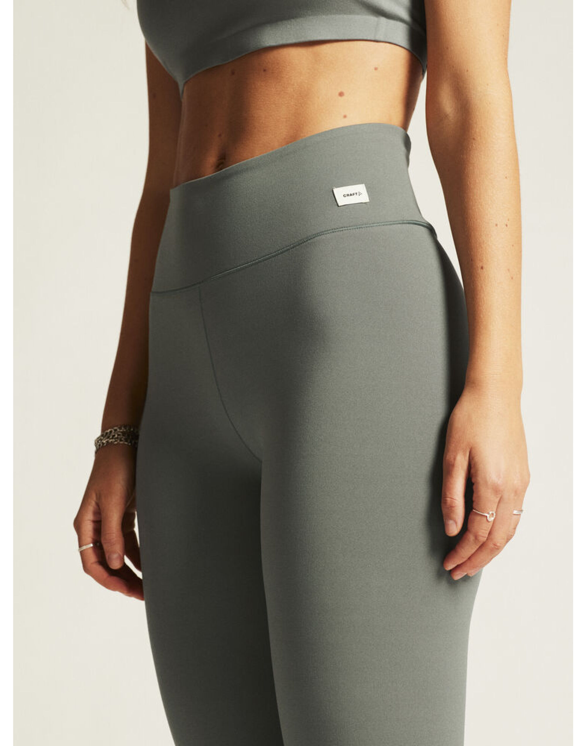 CR1916010 Collective 7/8 Tights Leaf