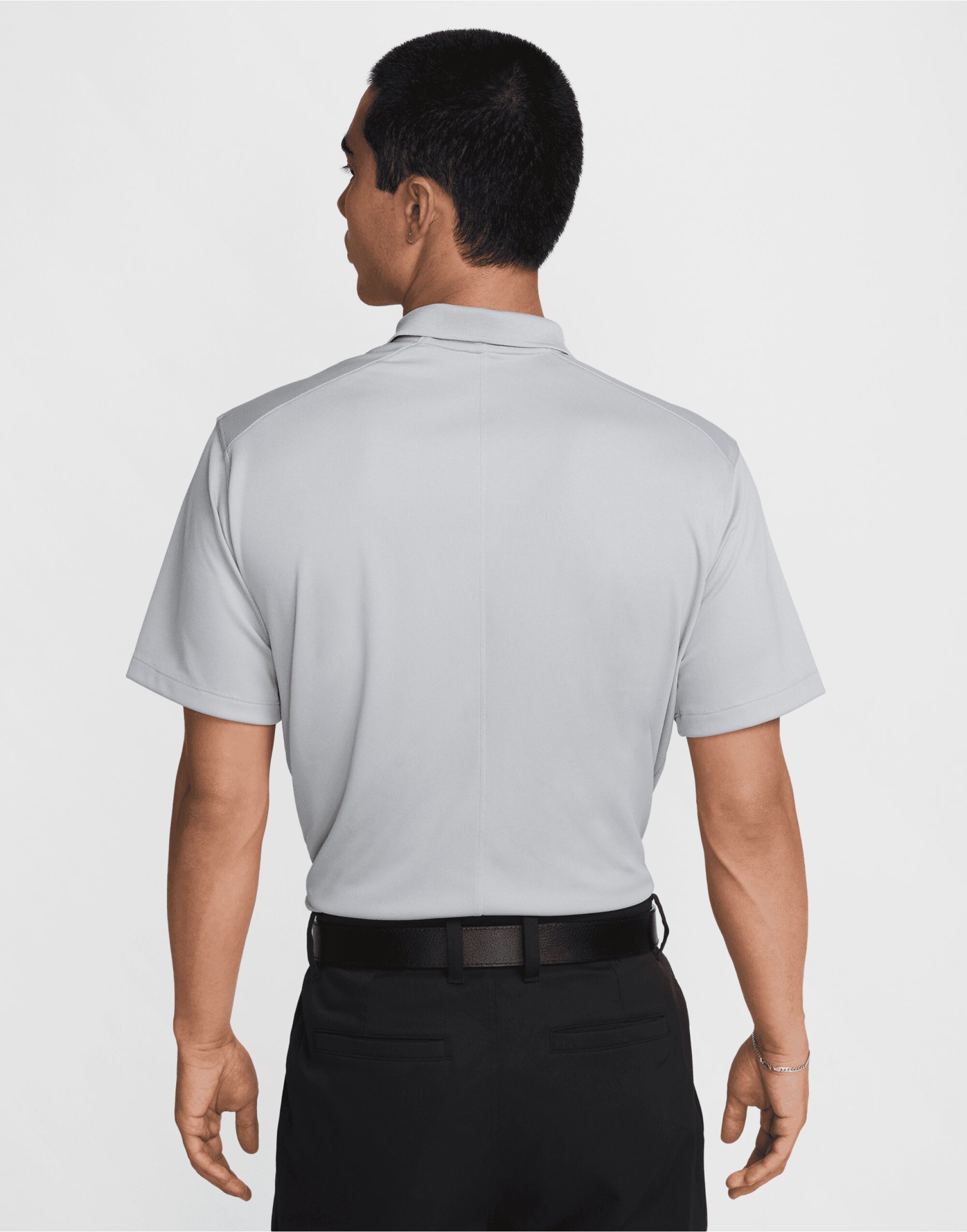 DH0822 Wolf Grey/White Dri-FIT Victory Solid Polo (LC)
