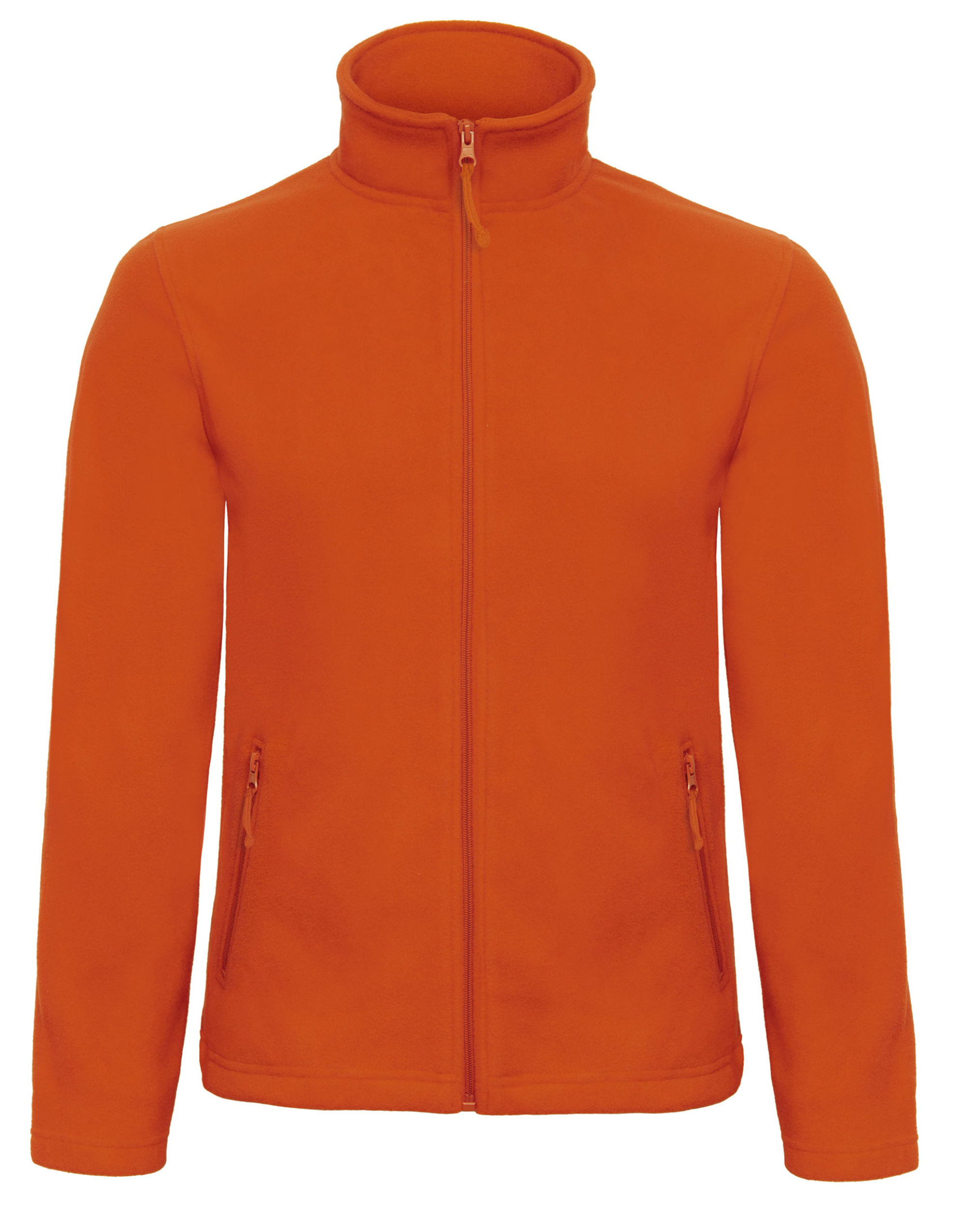 FUI50 ID.501 Men’s Micro Fleece Full Zip Pumpkin Orange