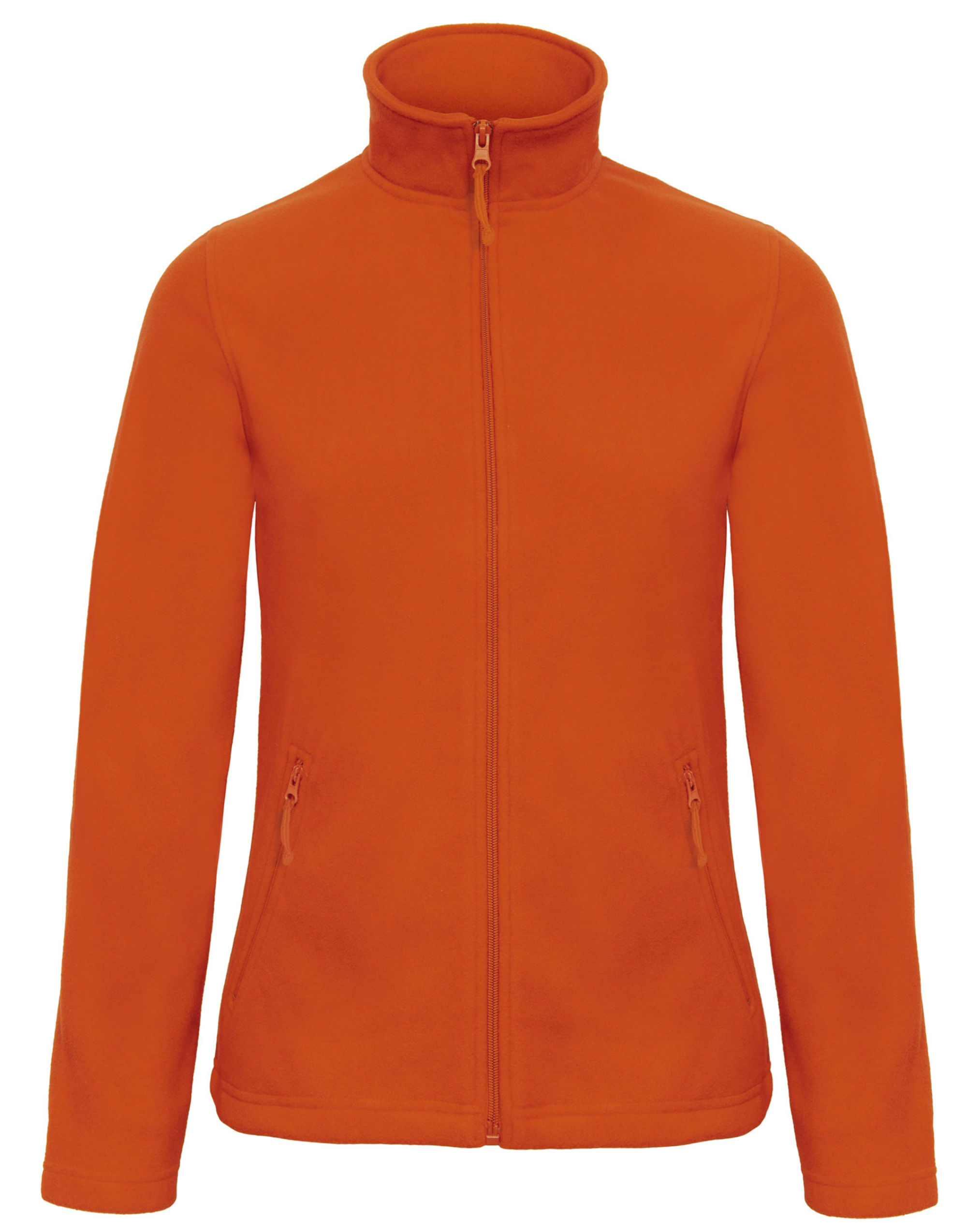 FWI51 ID.501 Women’s Micro Fleece Full Zip Pumpkin Orange