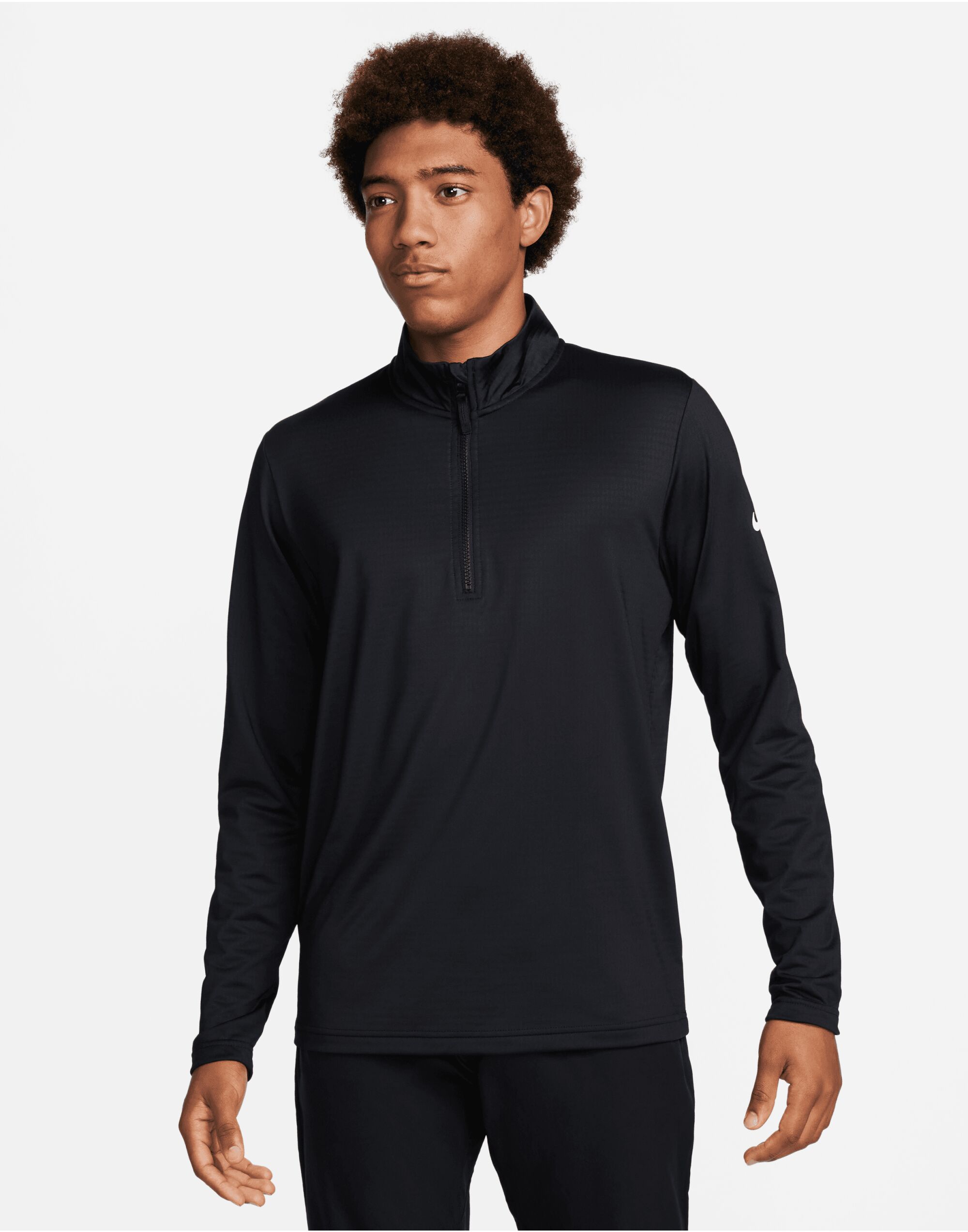 FD5837 Black/White Dri-Fit 1/2 Zip Top FD5837 Black/White Dri-Fit 1/2 Zip Top