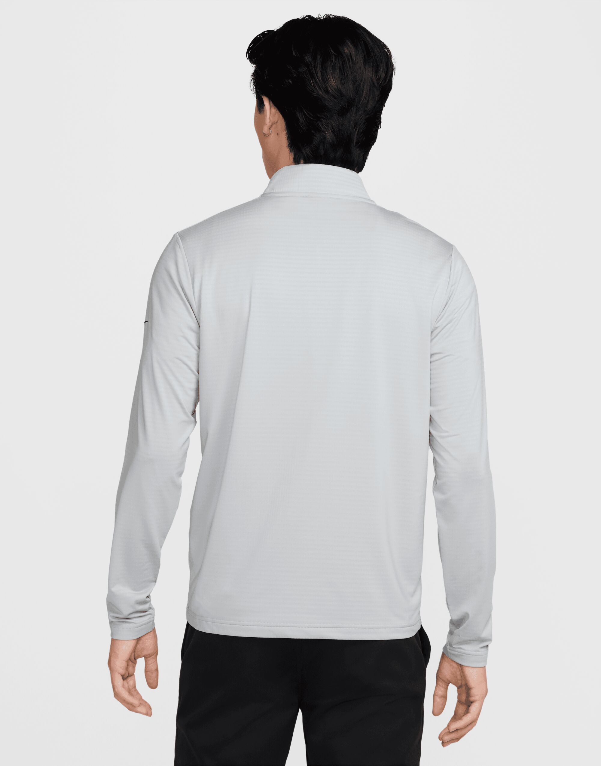 FD5837 Wolf Grey/Black Dri-Fit 1/2 Zip Top