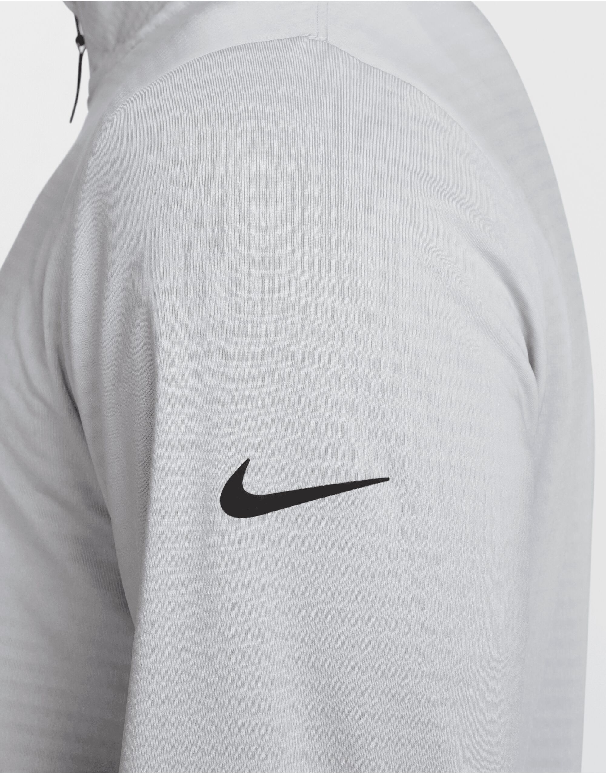FD5837 Wolf Grey/Black Dri-Fit 1/2 Zip Top