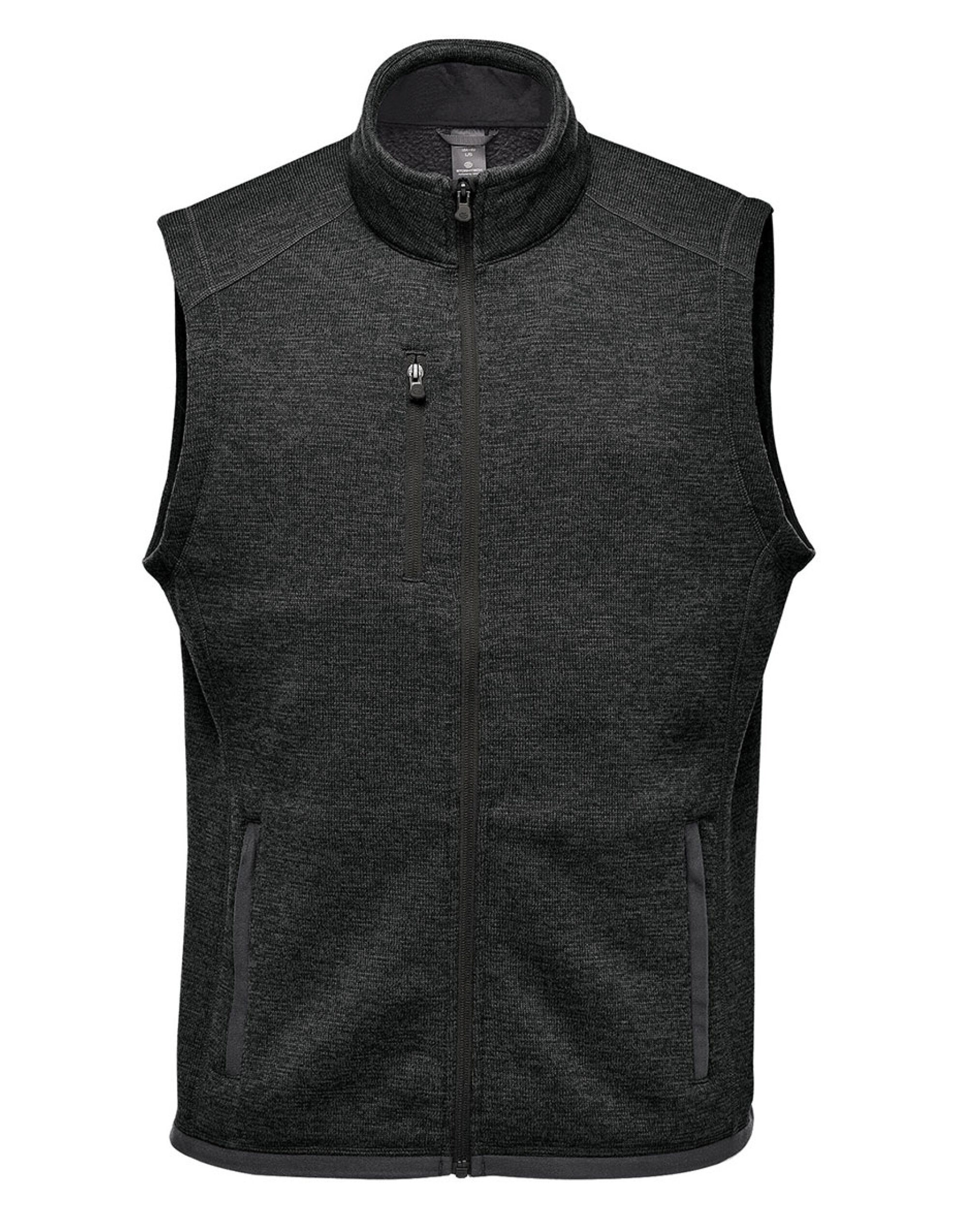 FHV-1 Men’s Pure Earth Avalante Full Zip Fleece Vest Black Heather