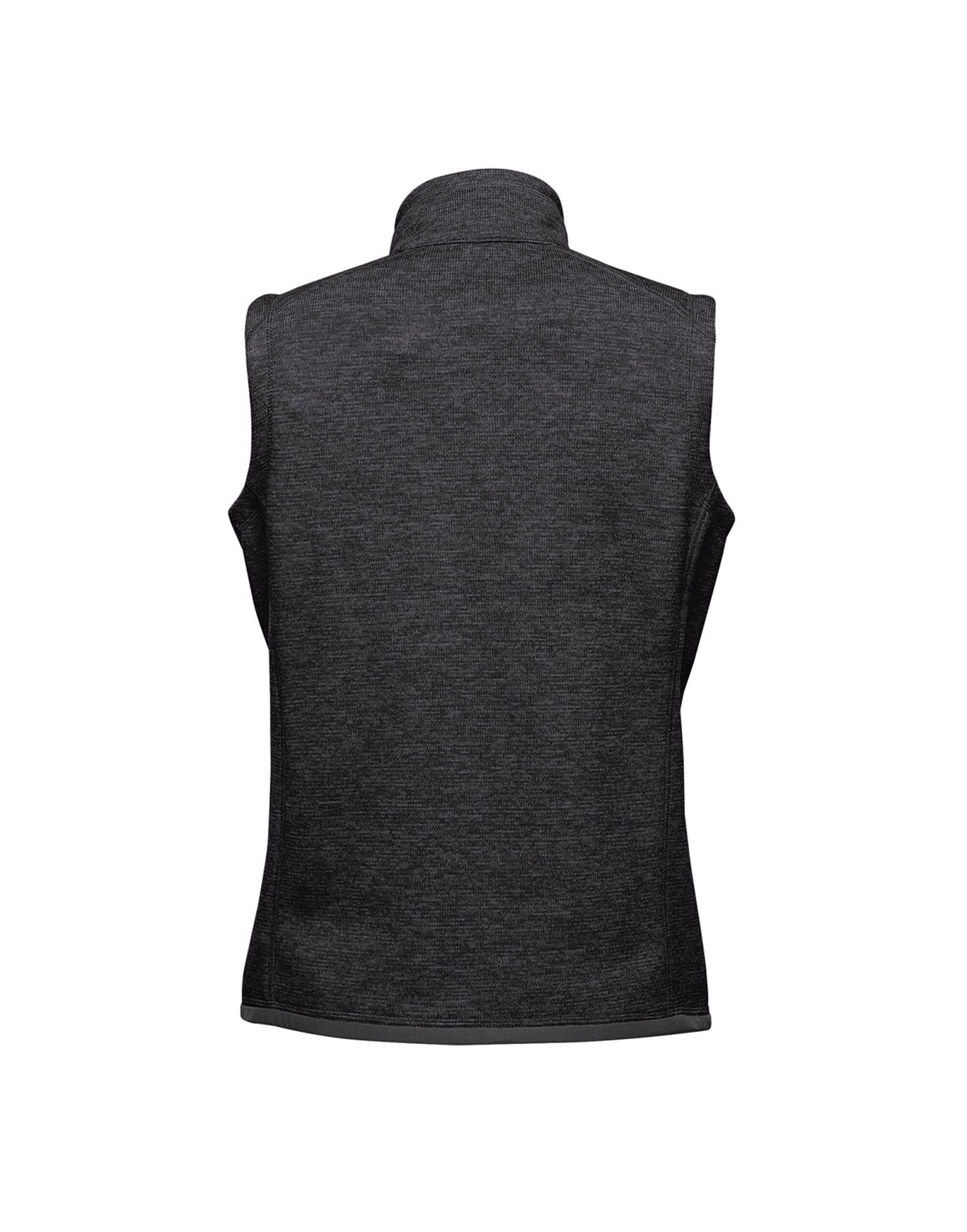 FHV-1W Black Heather Women’s Pure Earth Avalanche Full Zip Fleece Vest