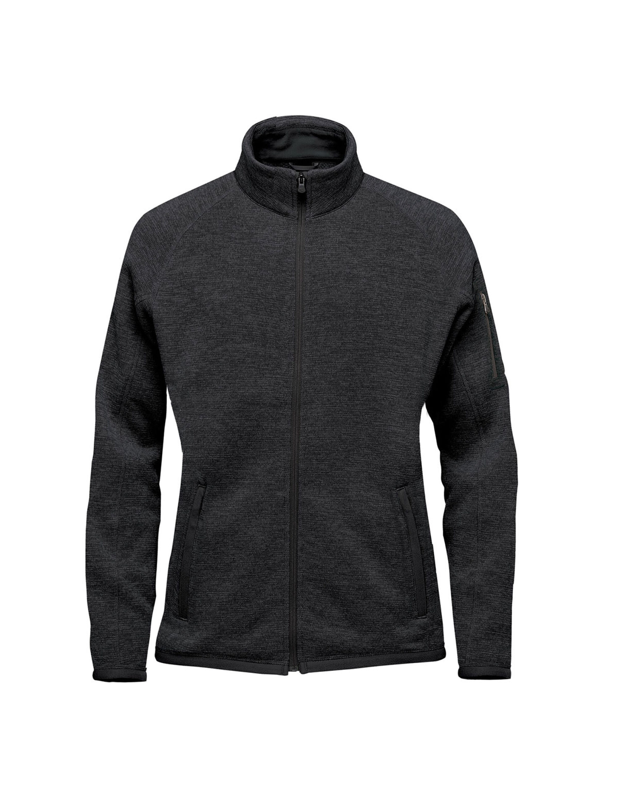 FHZ-1W Women’s Pure Earth Avalanche Full Zip Fleece Jacket Black Heather