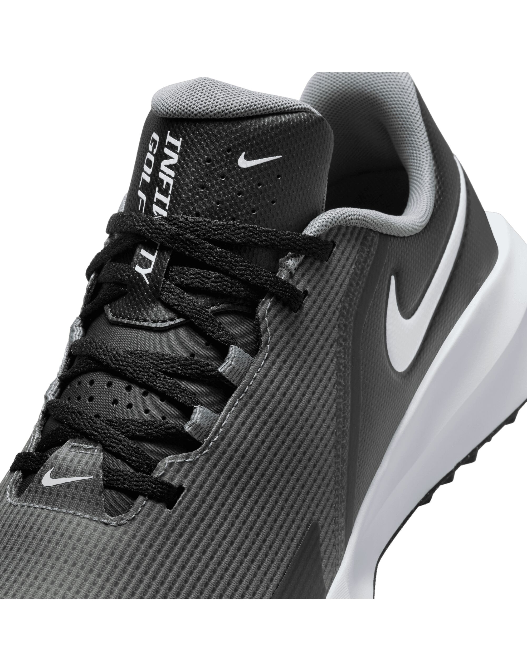 FN0555 Black/White/Smoke Grey Infinity Golf Shoes