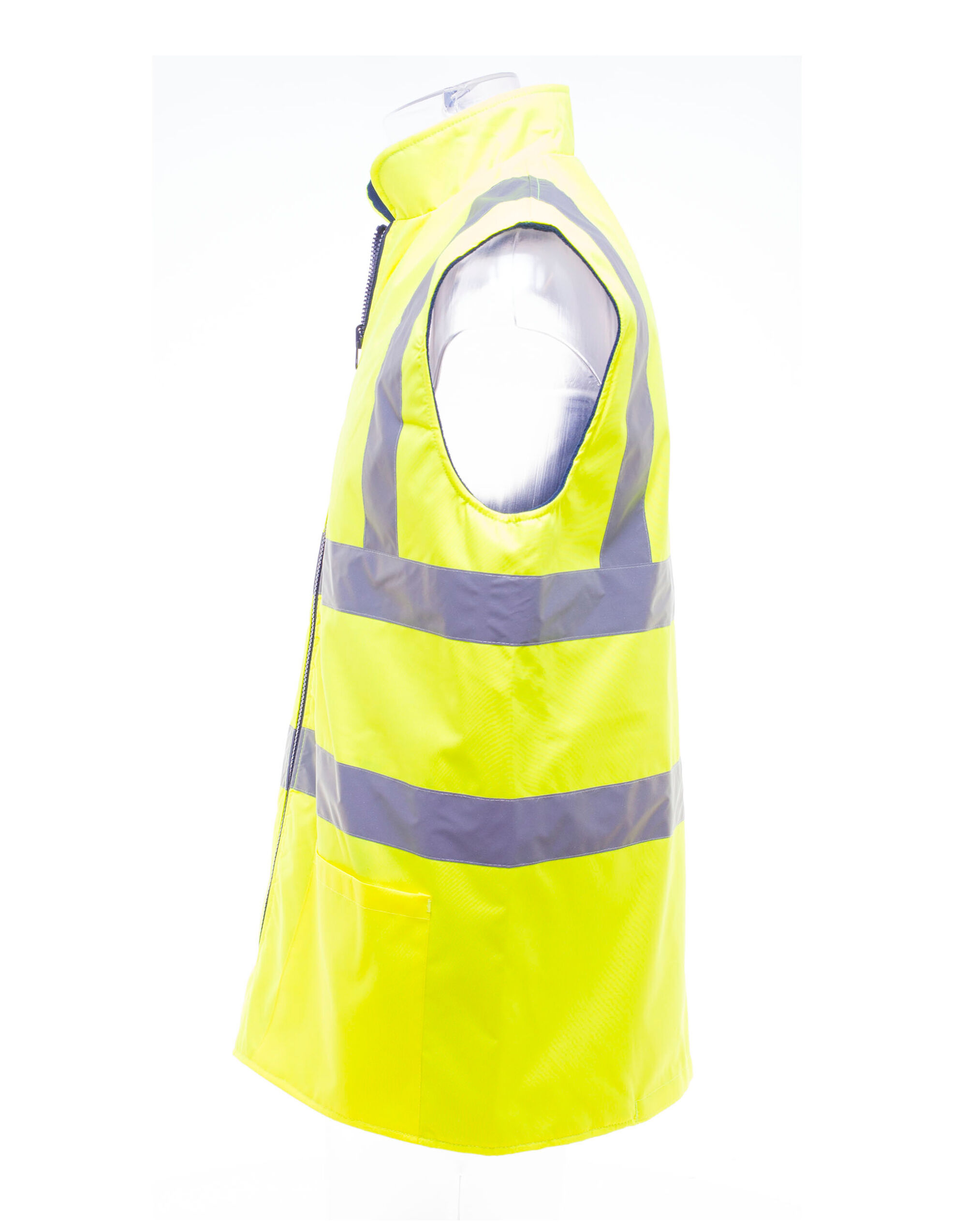 HV008F Hi-Vis Reversible Fleece Vest Hi-Vis Yellow