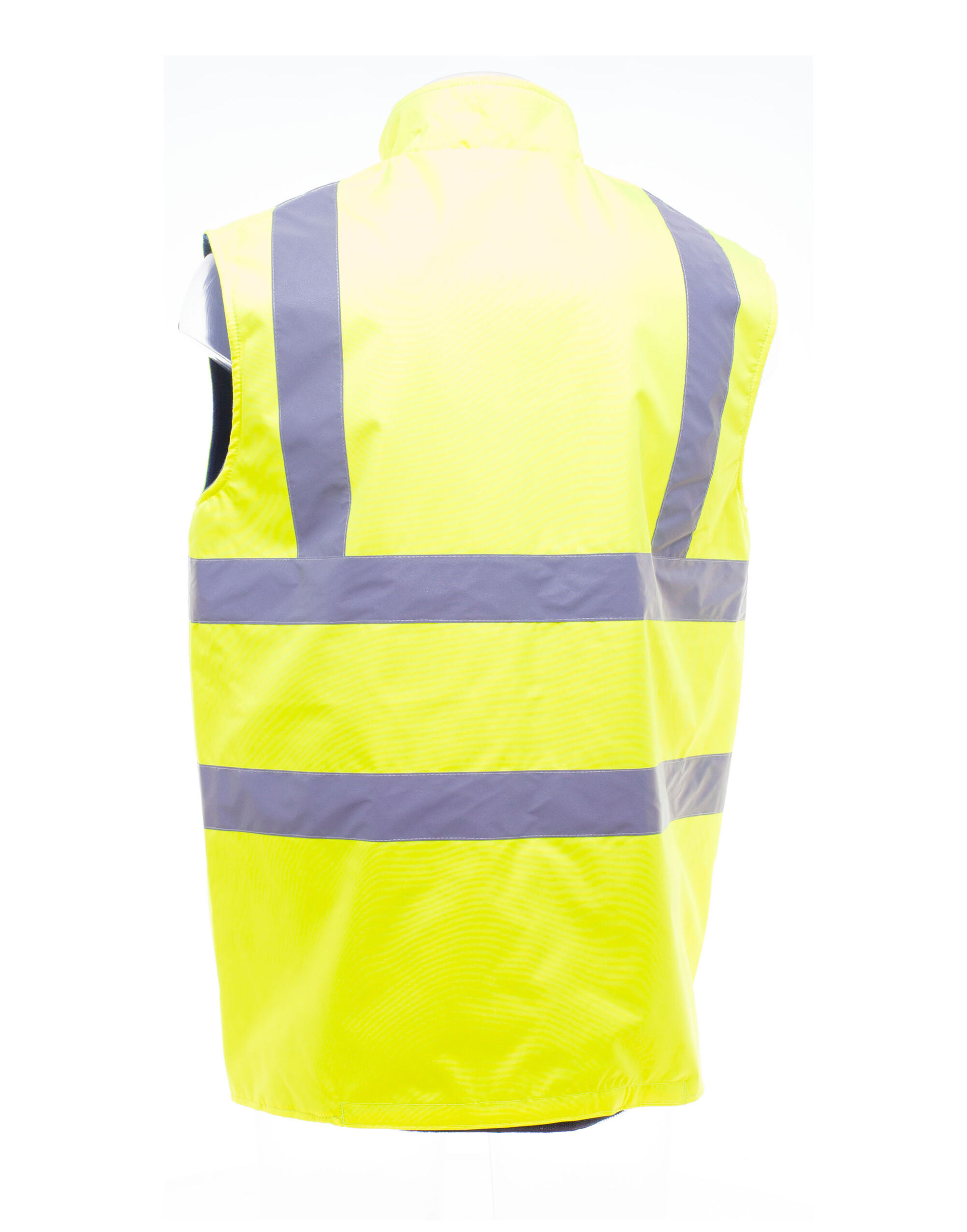 HV008F Hi-Vis Reversible Fleece Vest Hi-Vis Yellow