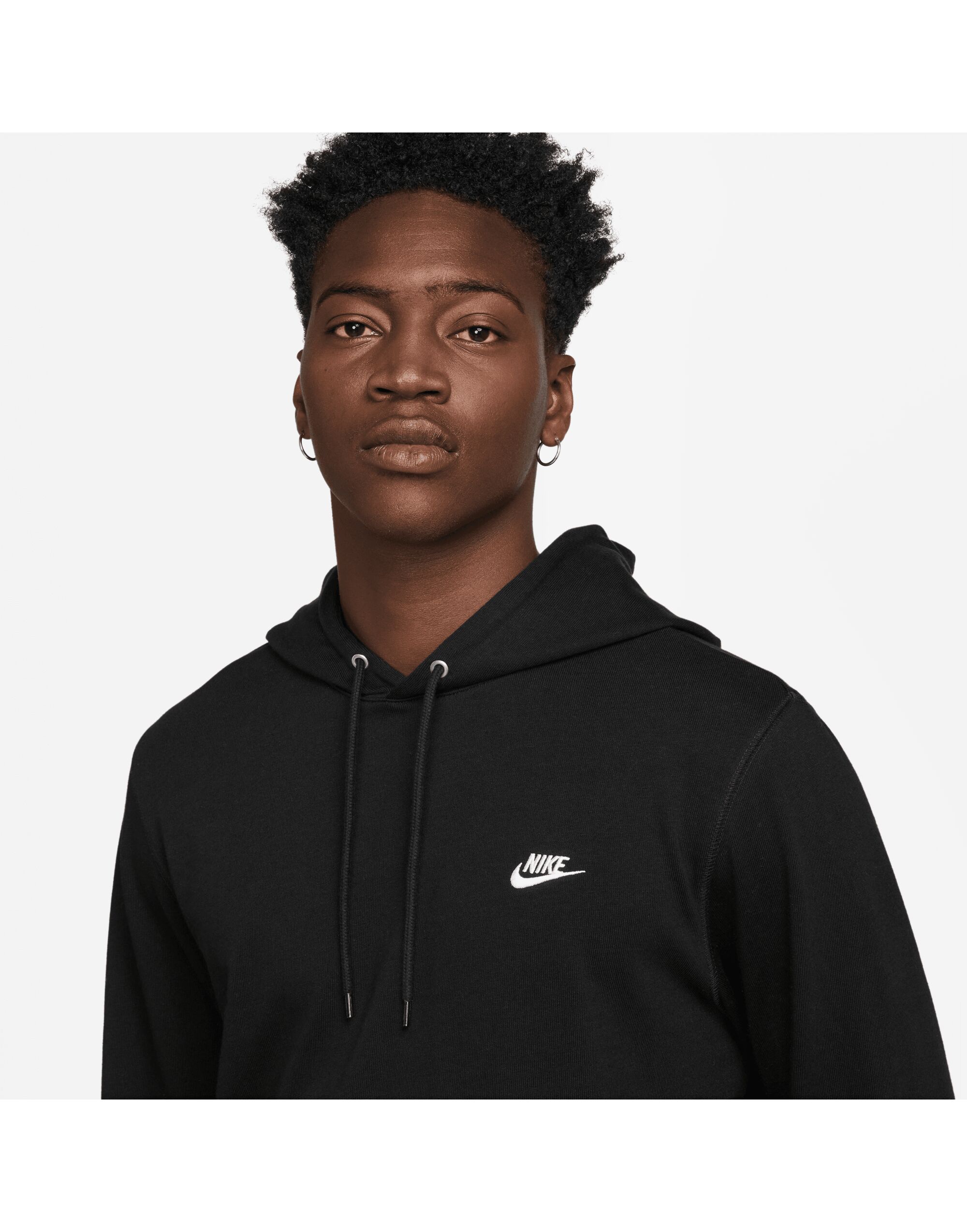 HV1151 Club Knit Hoodie Black/White