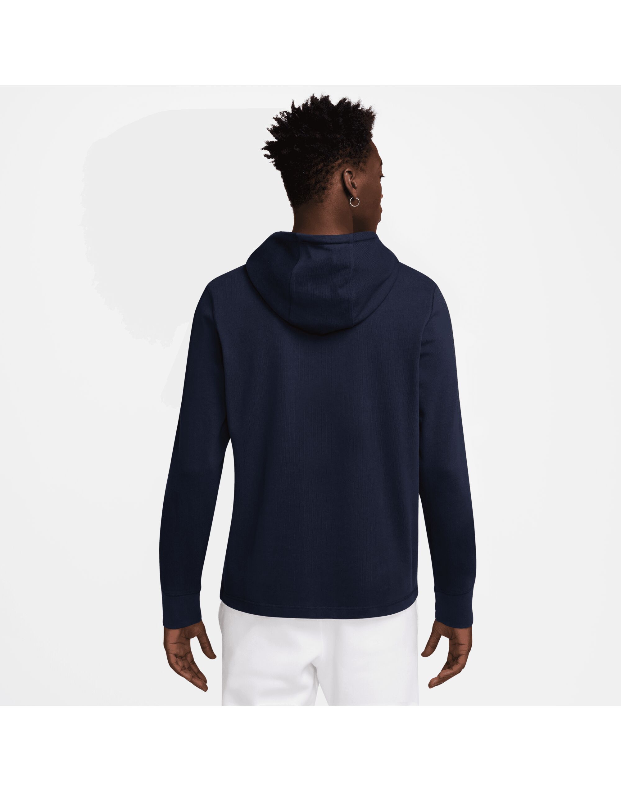 HV1151 Club Knit Hoodie Obsidian/White