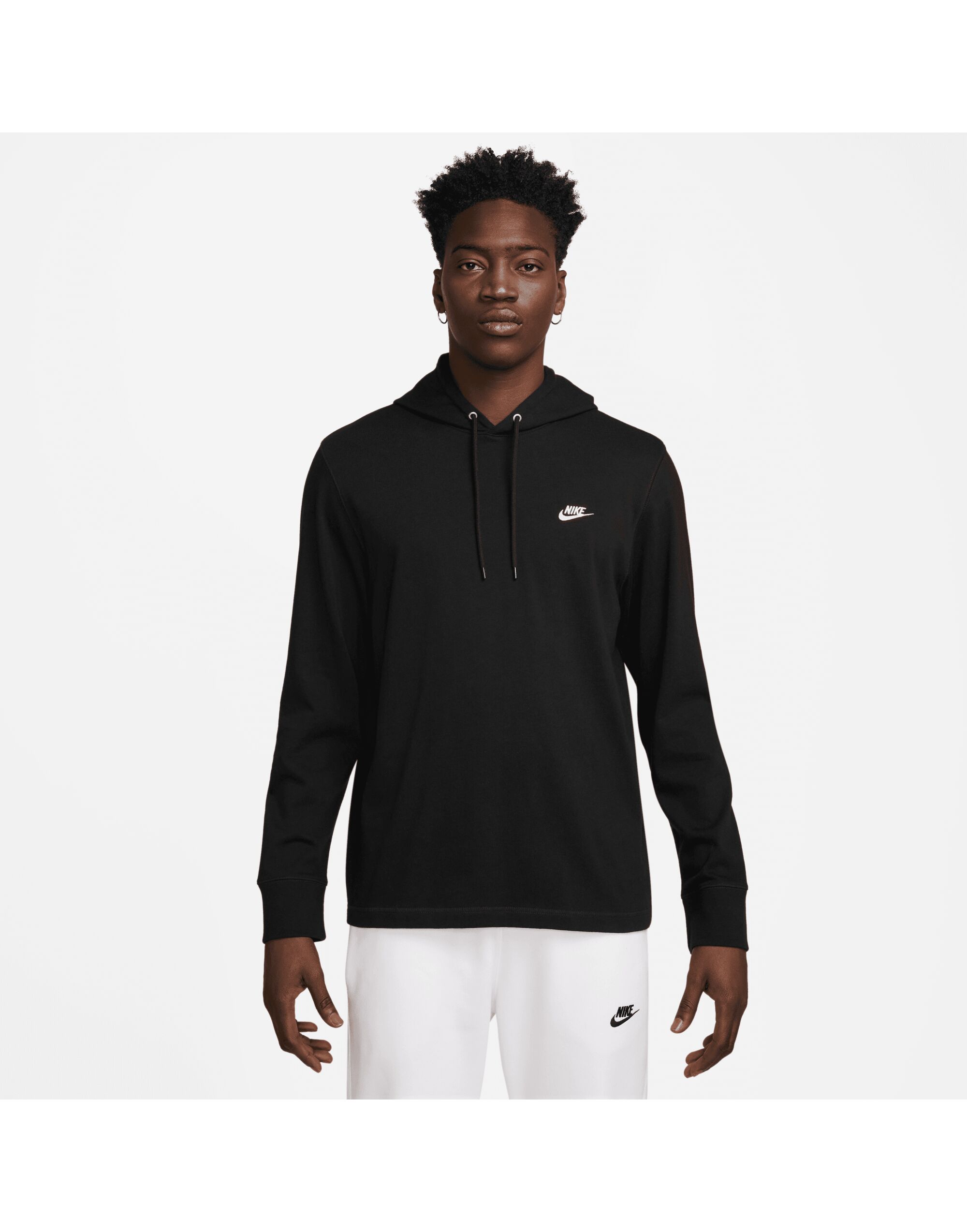 HV1151 Black/White Club Knit Hoodie HV1151 Black/White Club Knit Hoodie